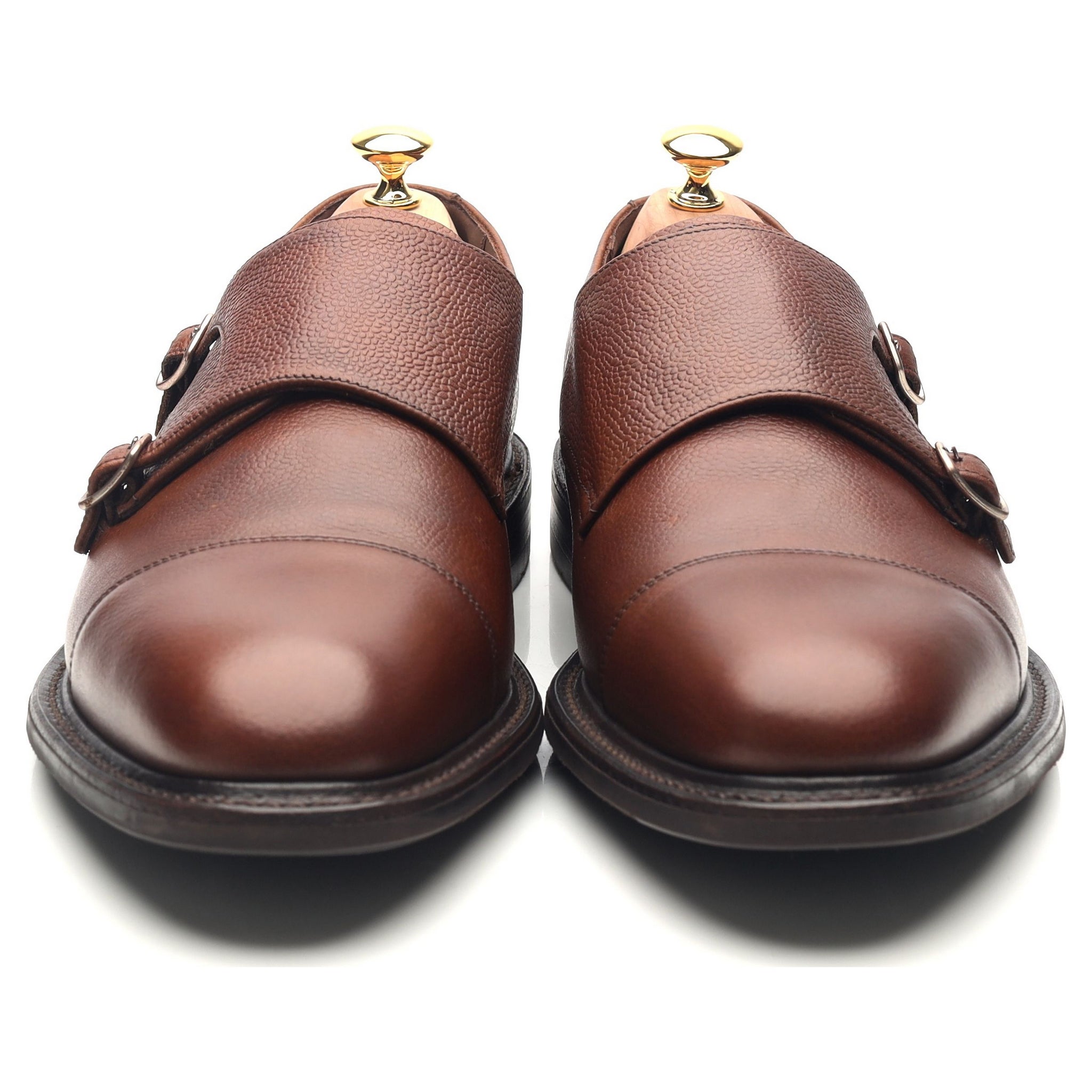Loake 1880 Benedict double boucle cuir marron UK 11