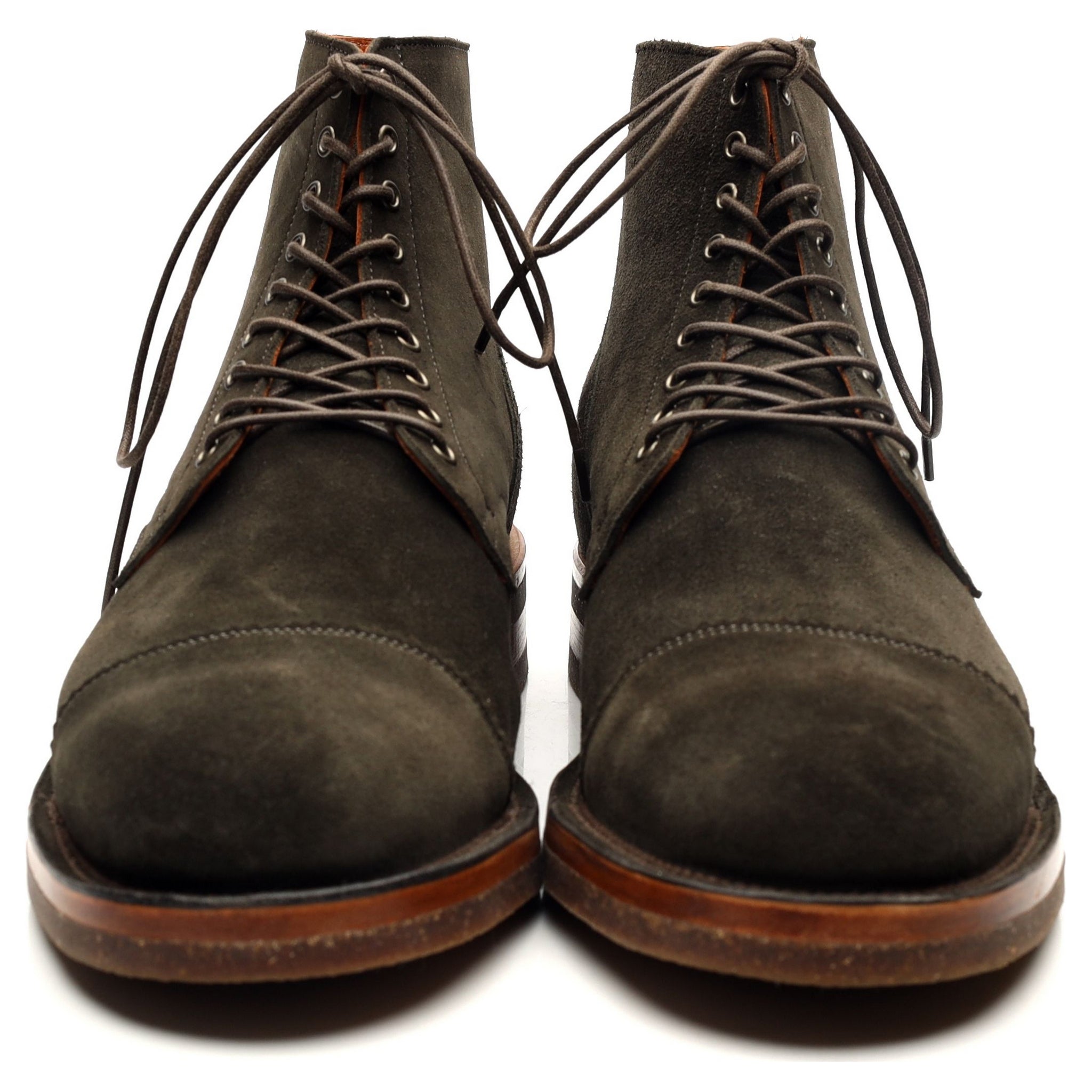 Viberg Service bottines daim vert pointure UK 10