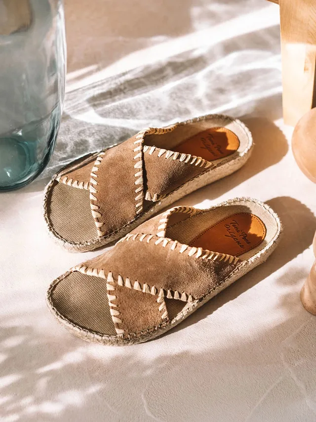 Toni Pons BALI-SD sandales cuir croisées jute