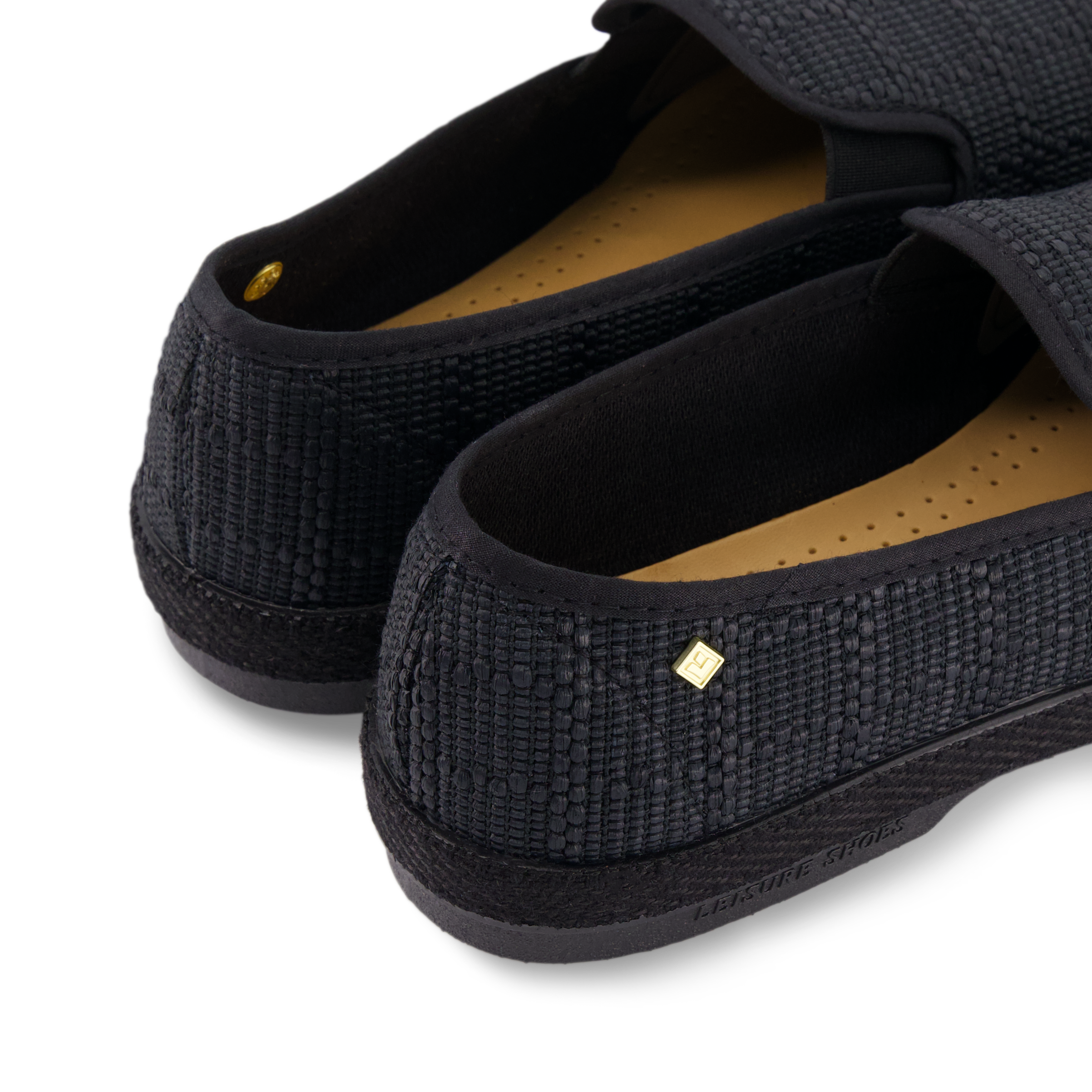 Rivieras Classic Raphia Noir espadrilles effet raphia