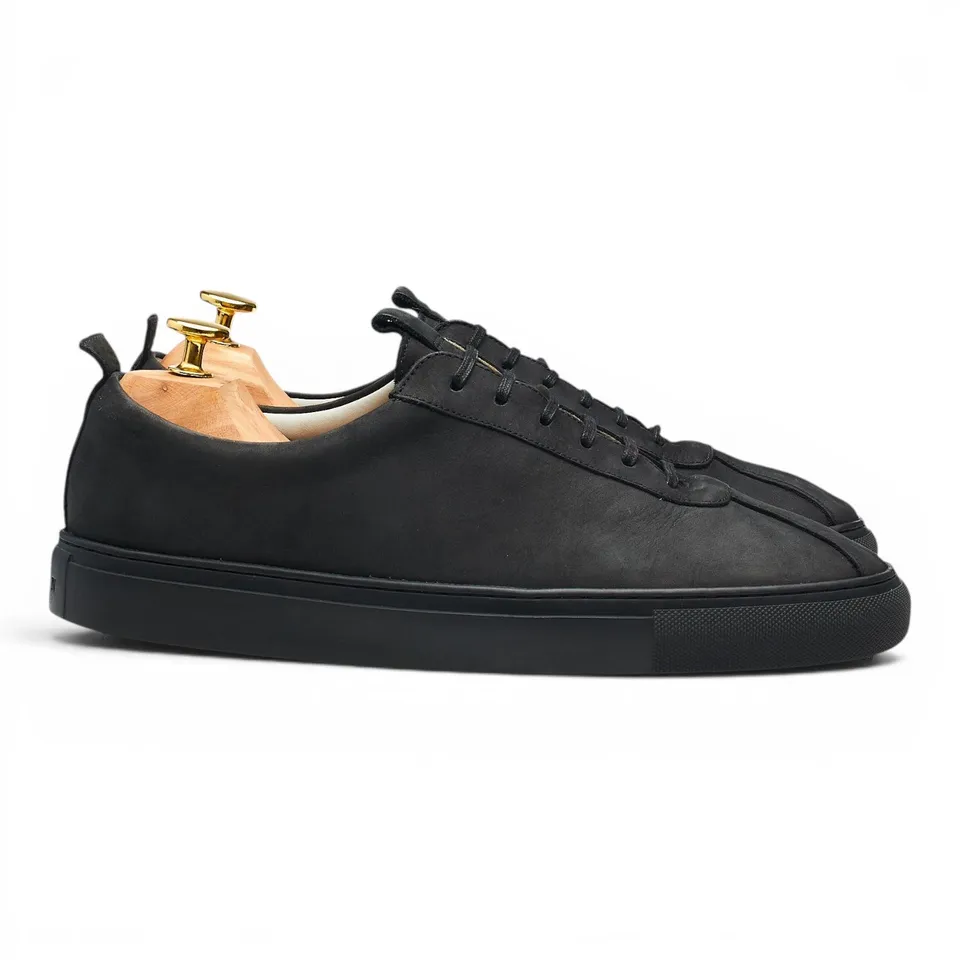 Grenson Sneaker 1 baskets nubuck noir UK 8