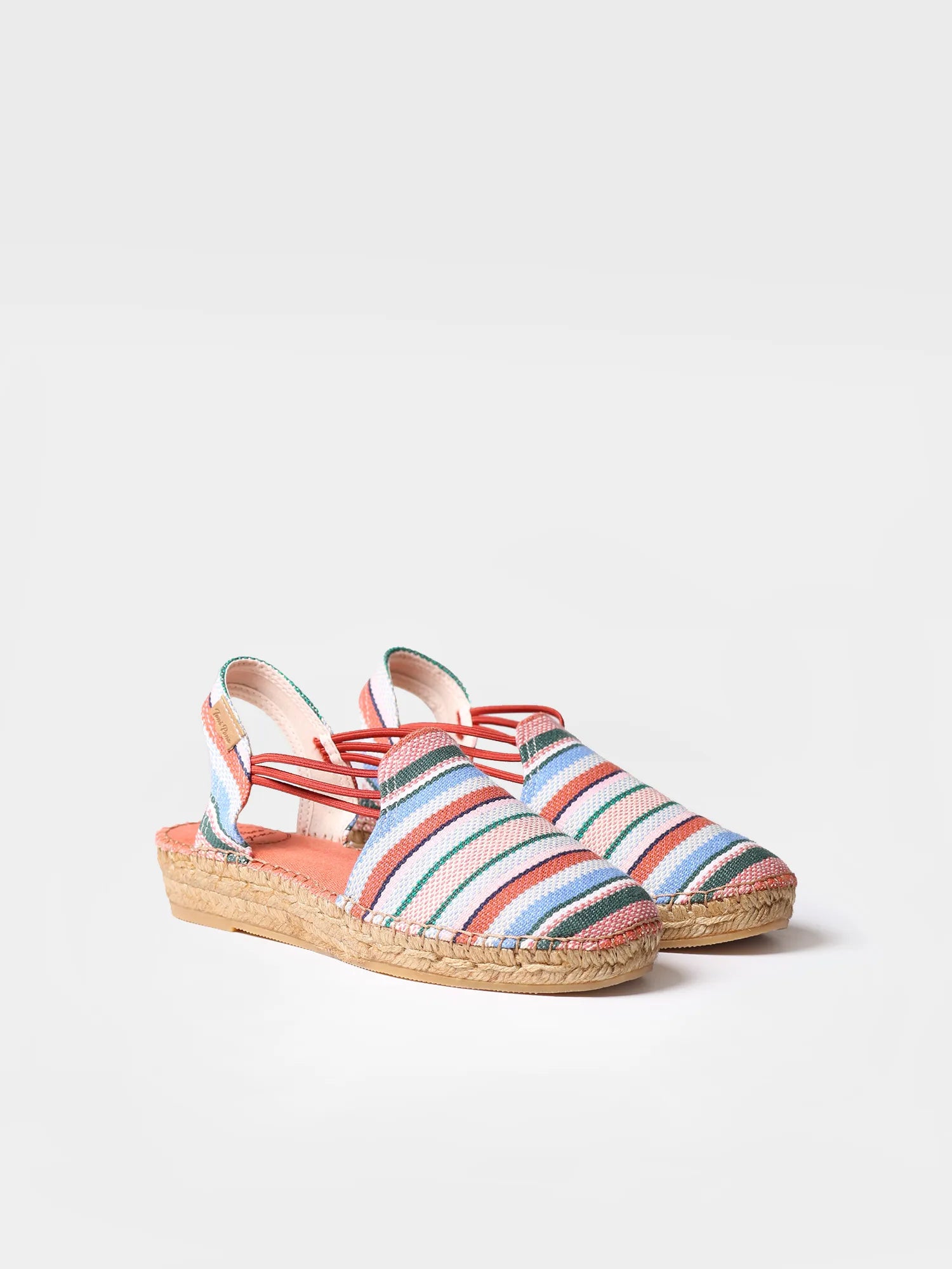 Toni Pons Norma espadrille femme toile élastique rayée