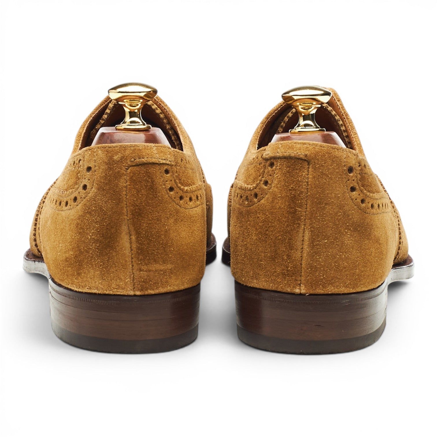 Crockett & Jones Ludgate richelieu daim tabac UK 9