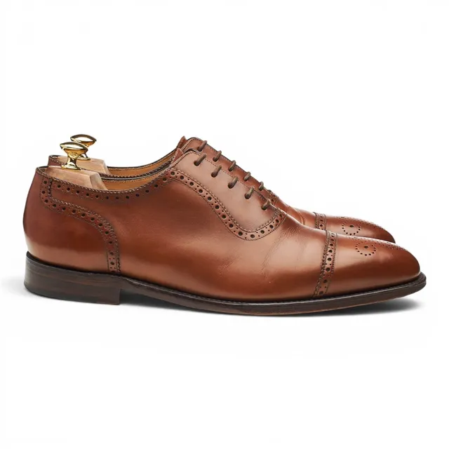 Loake 1880 Strand oxford cuir marron UK 10.5