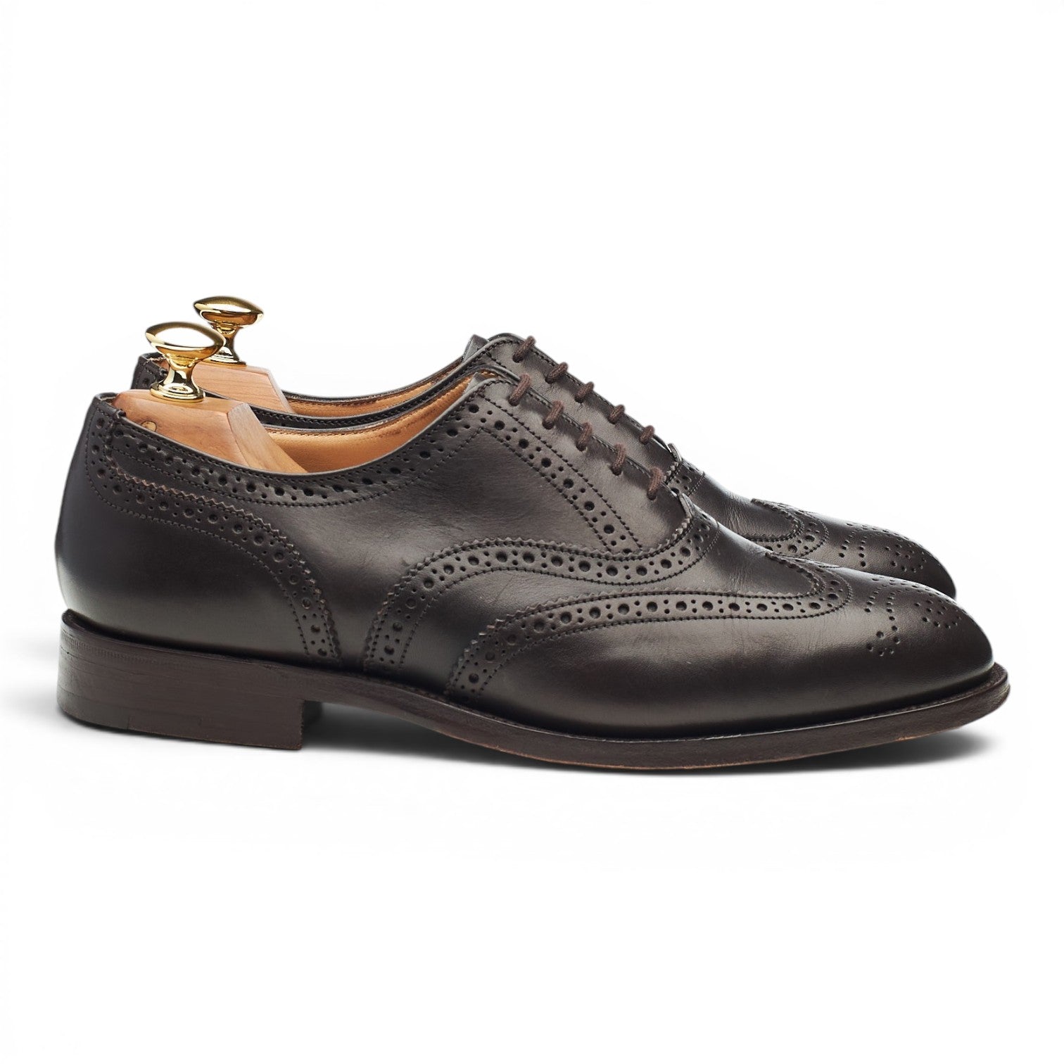 Tricker's Epsom richelieu cuir marron pointure UK 6.5