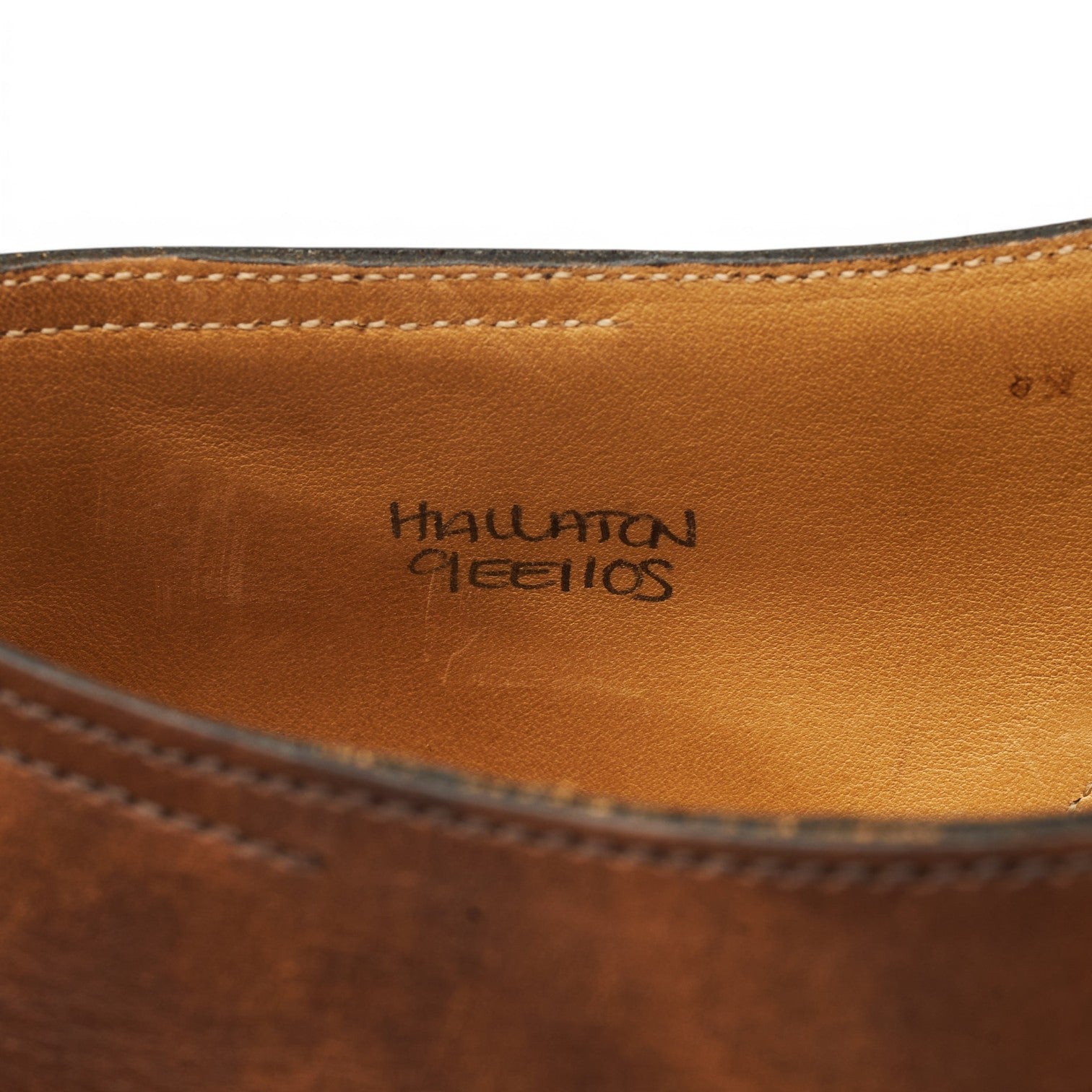 John Lobb Hallaton derby daim marron UK 9 EE