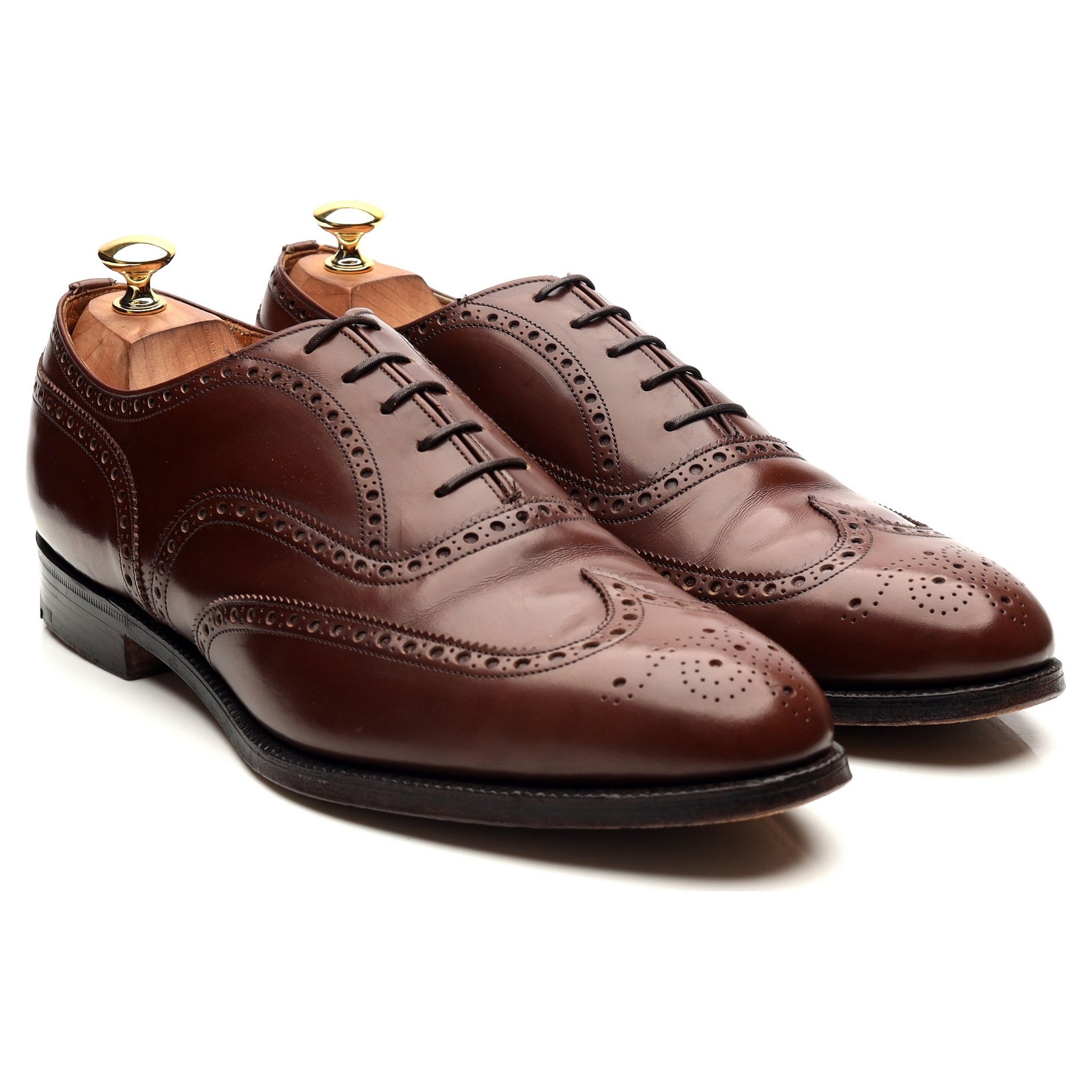 Church's Hickstead brogues cuir marron pointure 10 semelle cuir