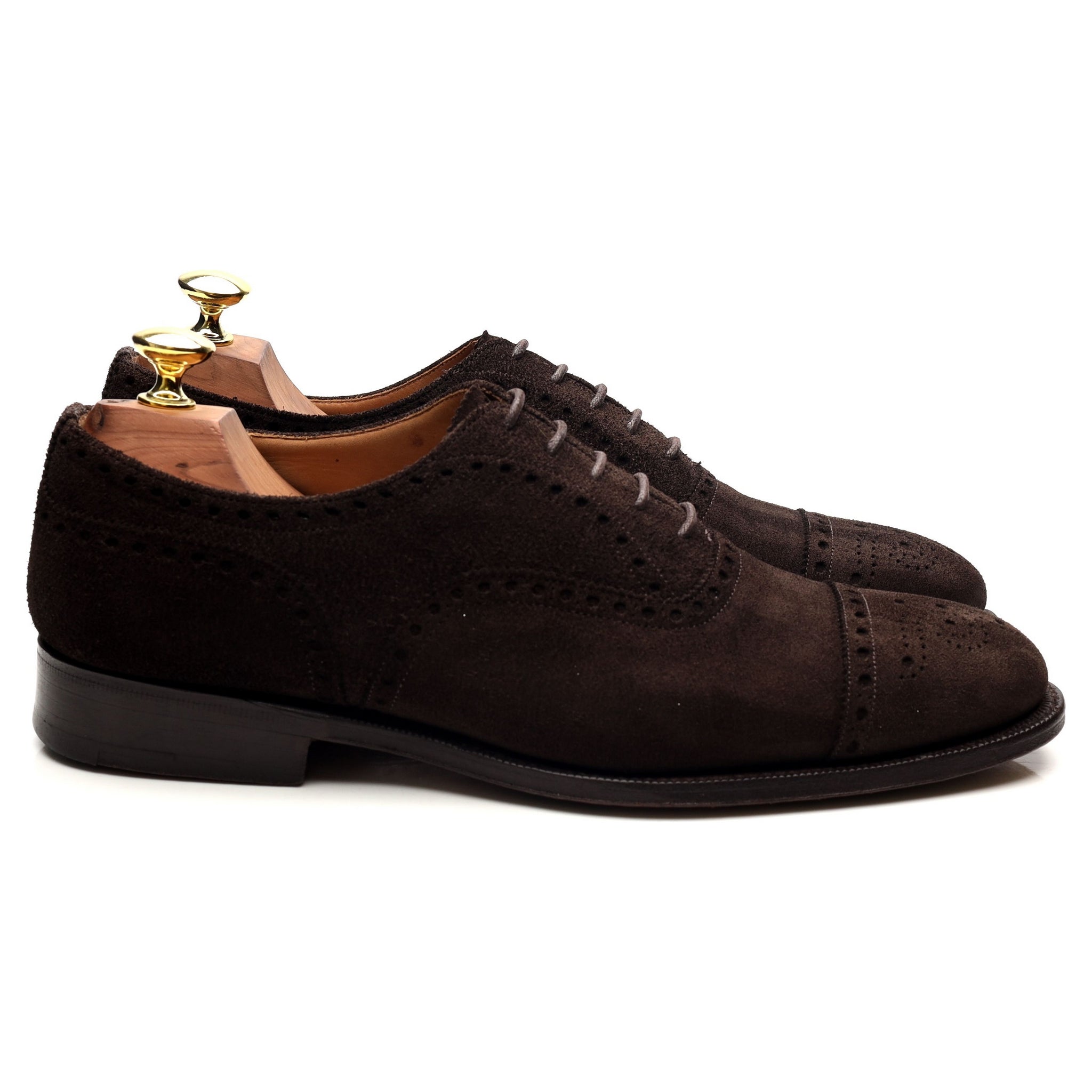 Church's Highgrove richelieu suède marron foncé UK 7.5