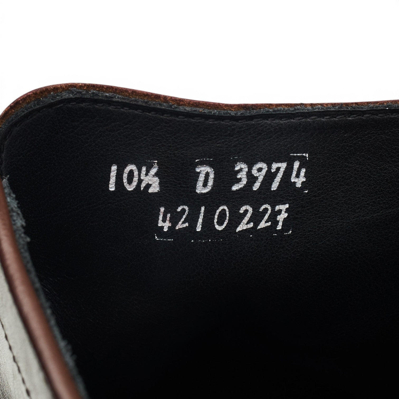 Allen Edmonds Landon boots cuir marron foncé UK 9,5