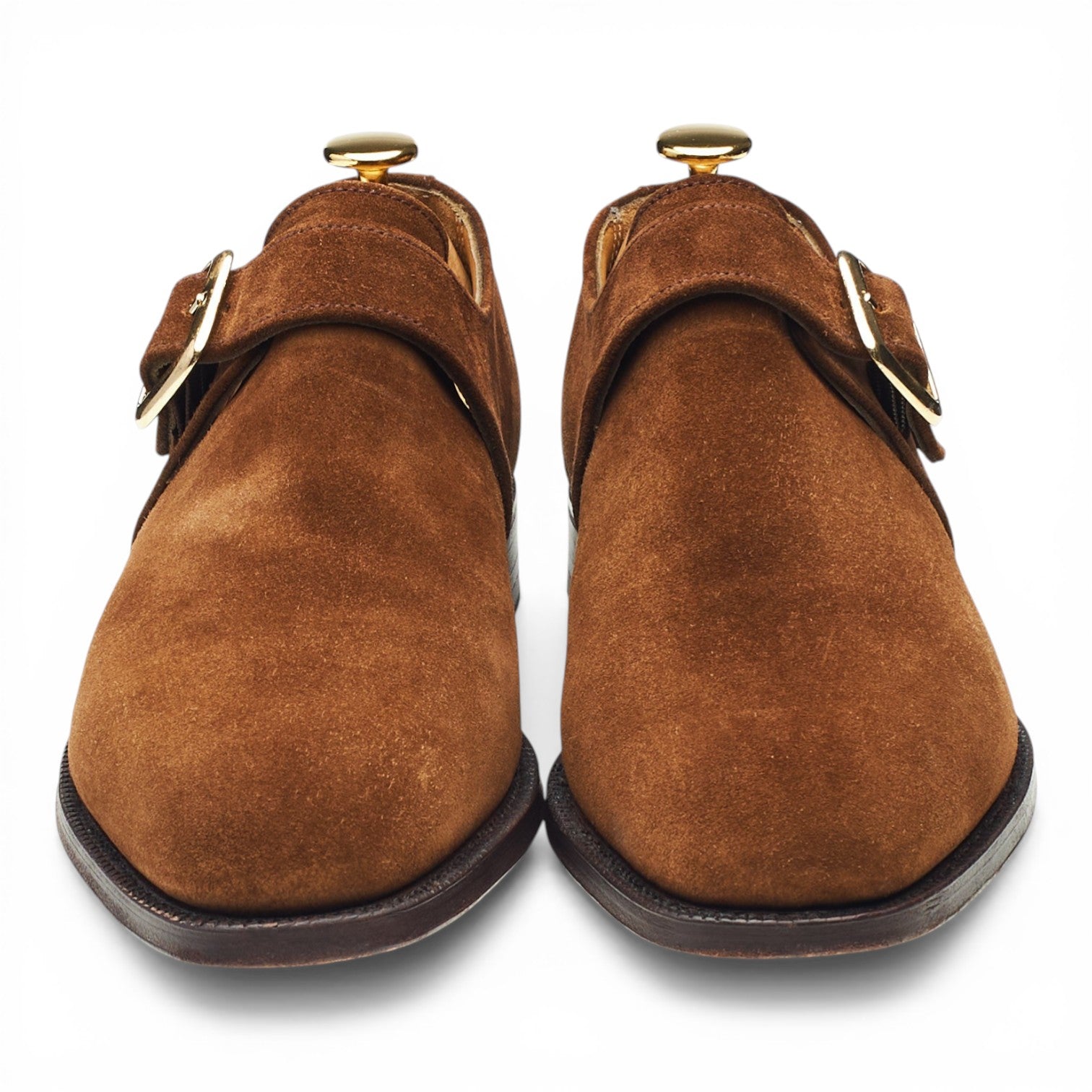 Alfred Sargent Bond monk daim marron UK 6,5