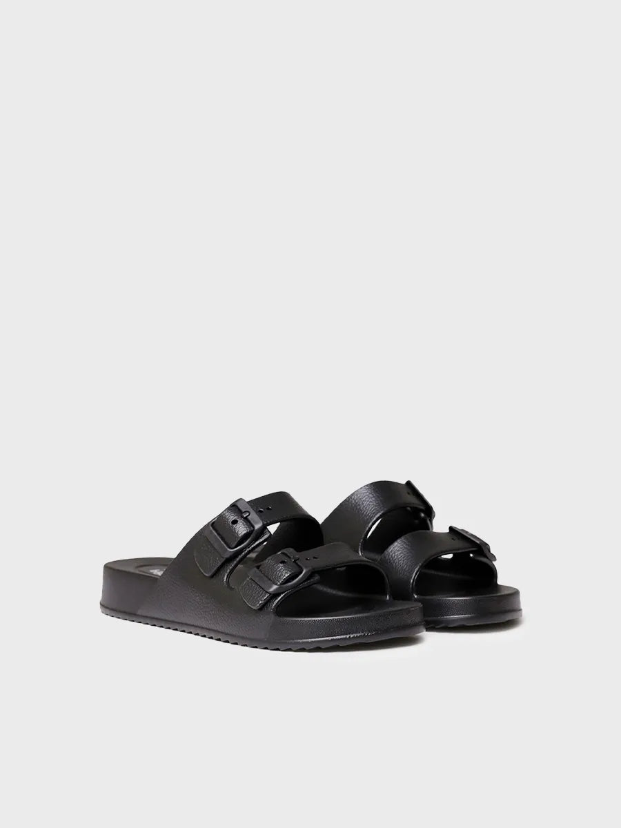 Toni Pons Creta sandales caoutchouc noir impermeables