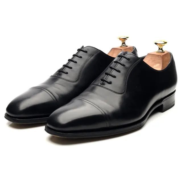 Edward Green oxford cuir noir pointure 8.5
