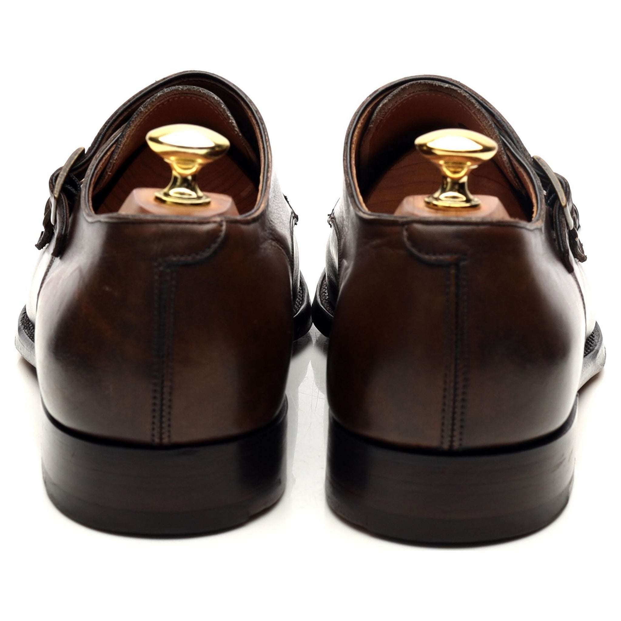 Cheaney Lyndon II bottines monks cuir marron UK 8