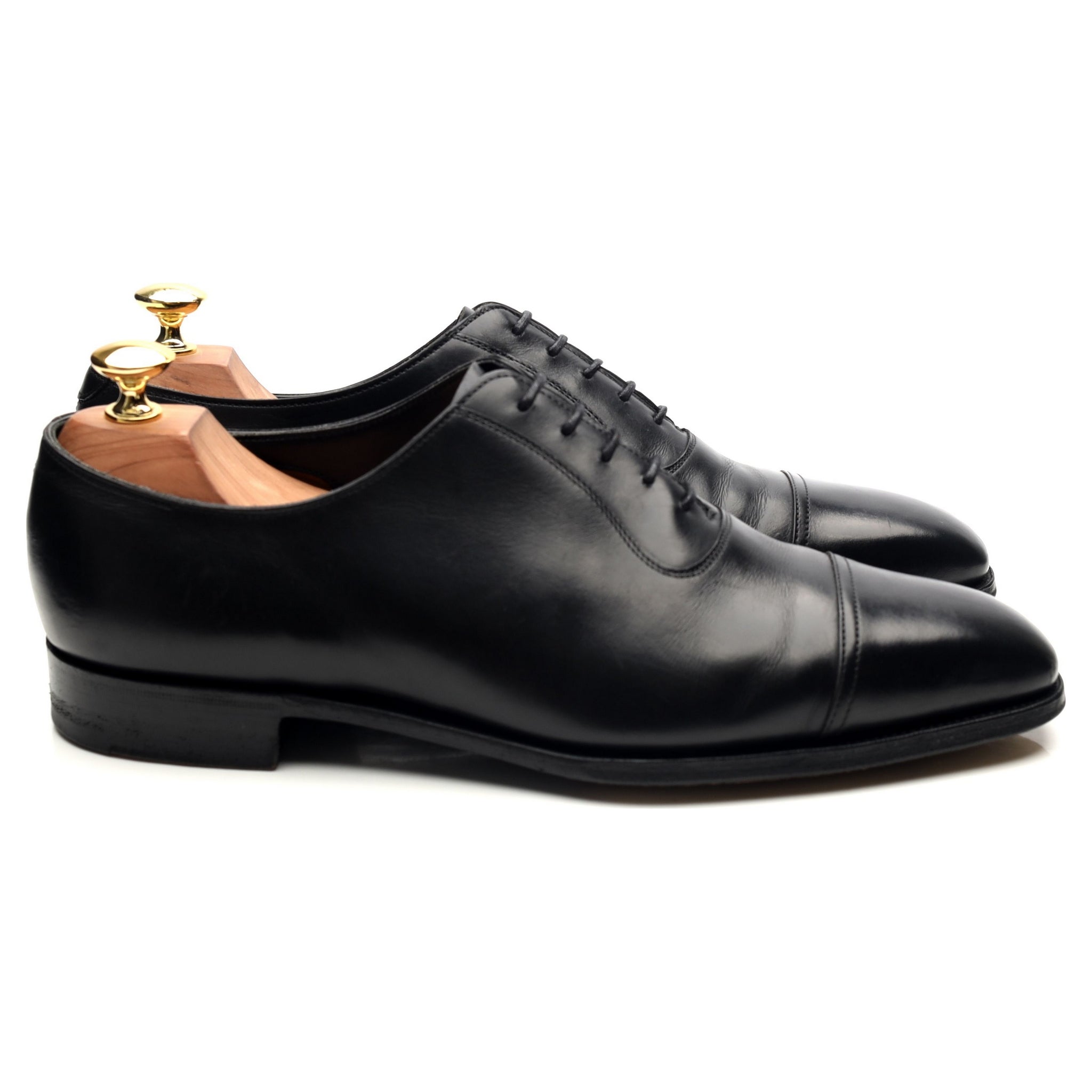 Edward Green oxford cuir noir pointure 8.5