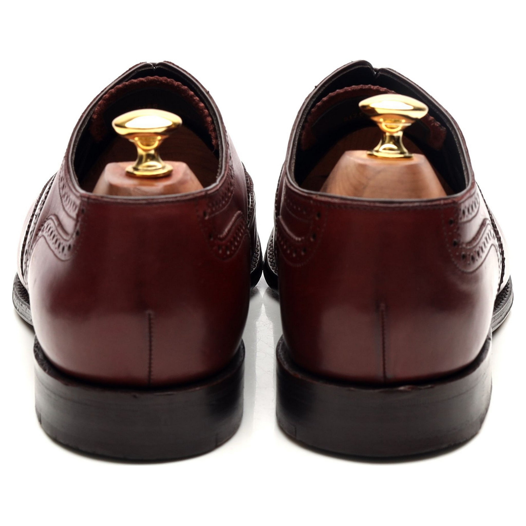 Herring Richmond brogues cuir bordeaux UK 9,5