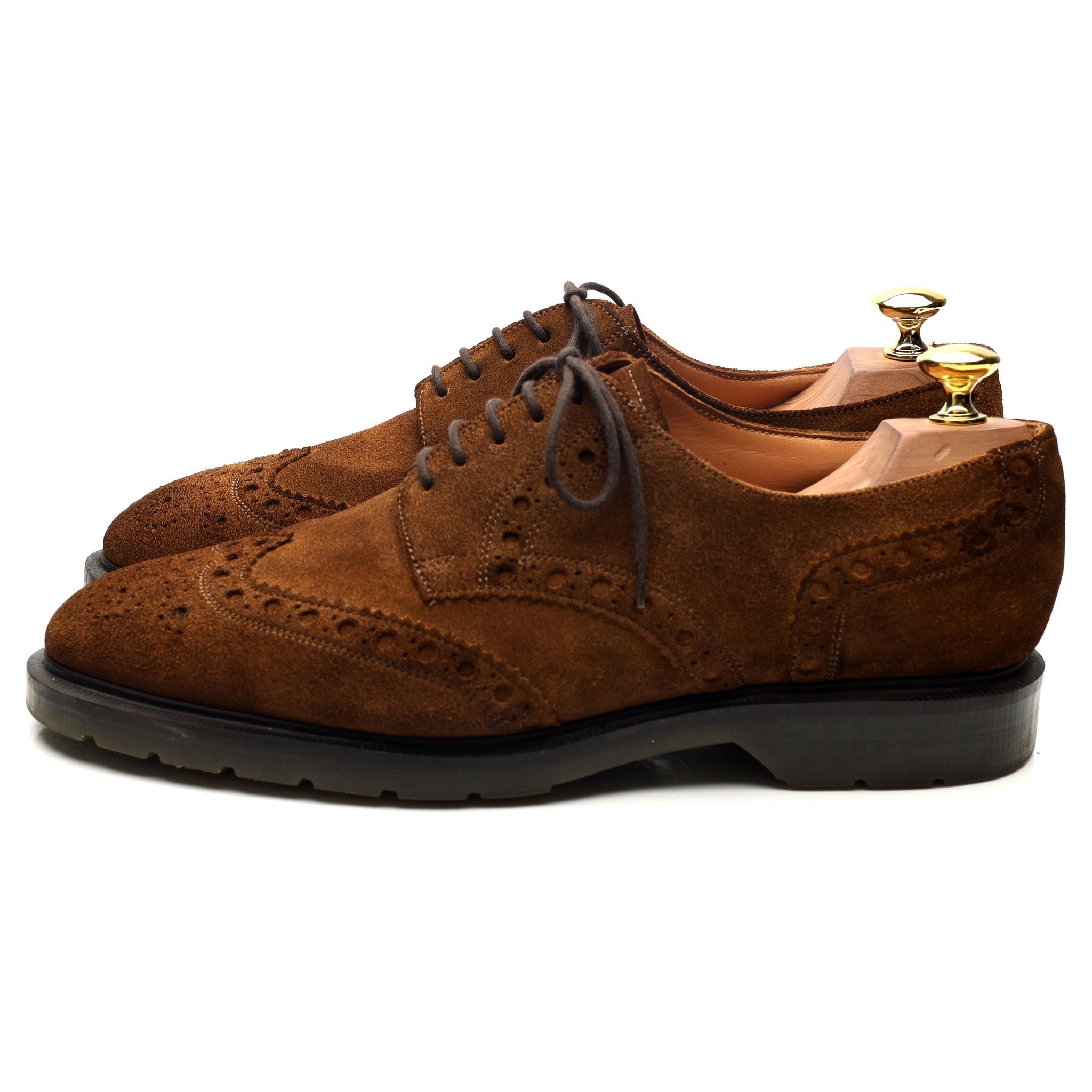 Arthur Sleep derbies suède marron tabac UK 8