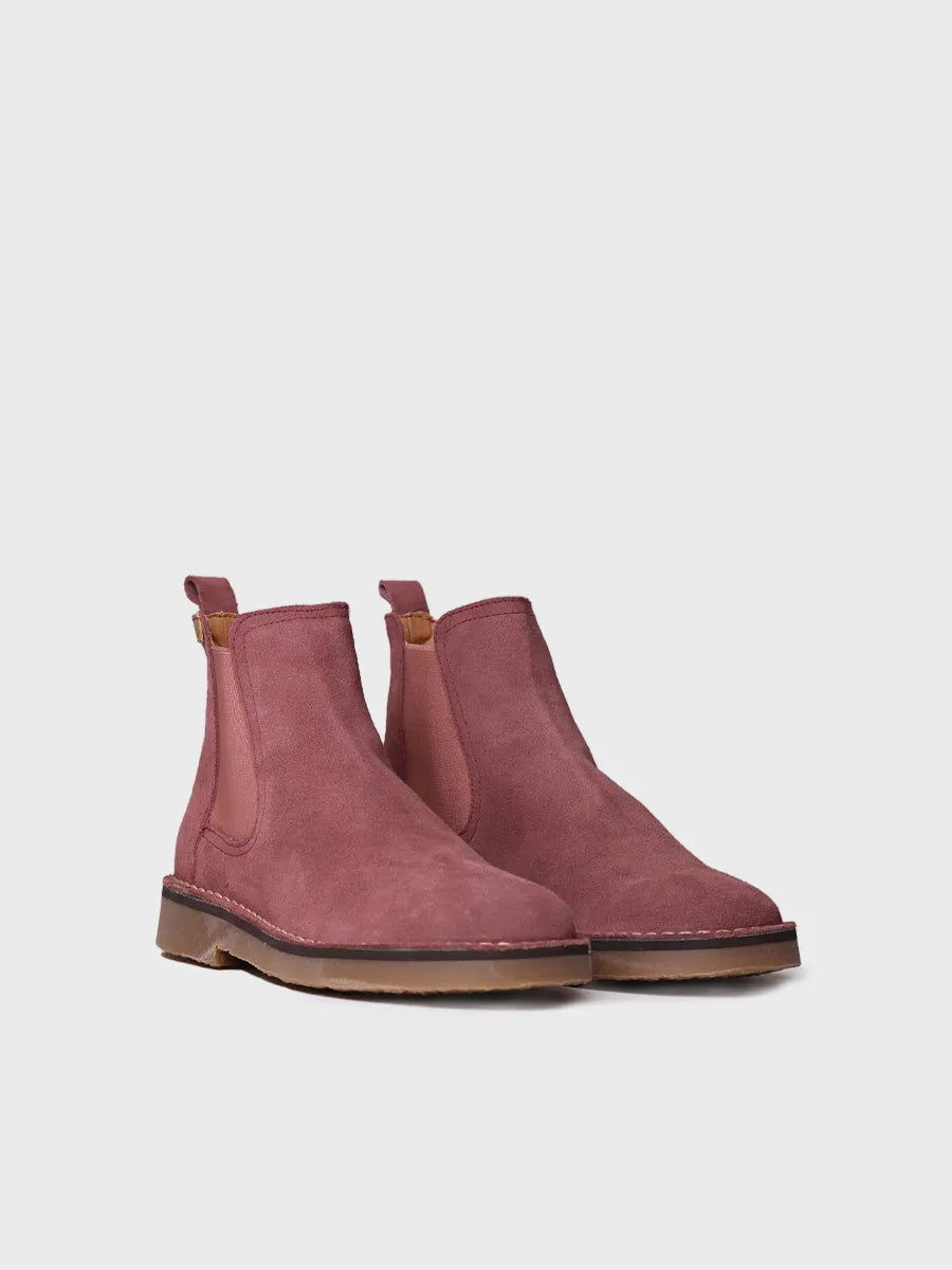 Toni Pons Isa-SY bottine cuir femme grenat confort