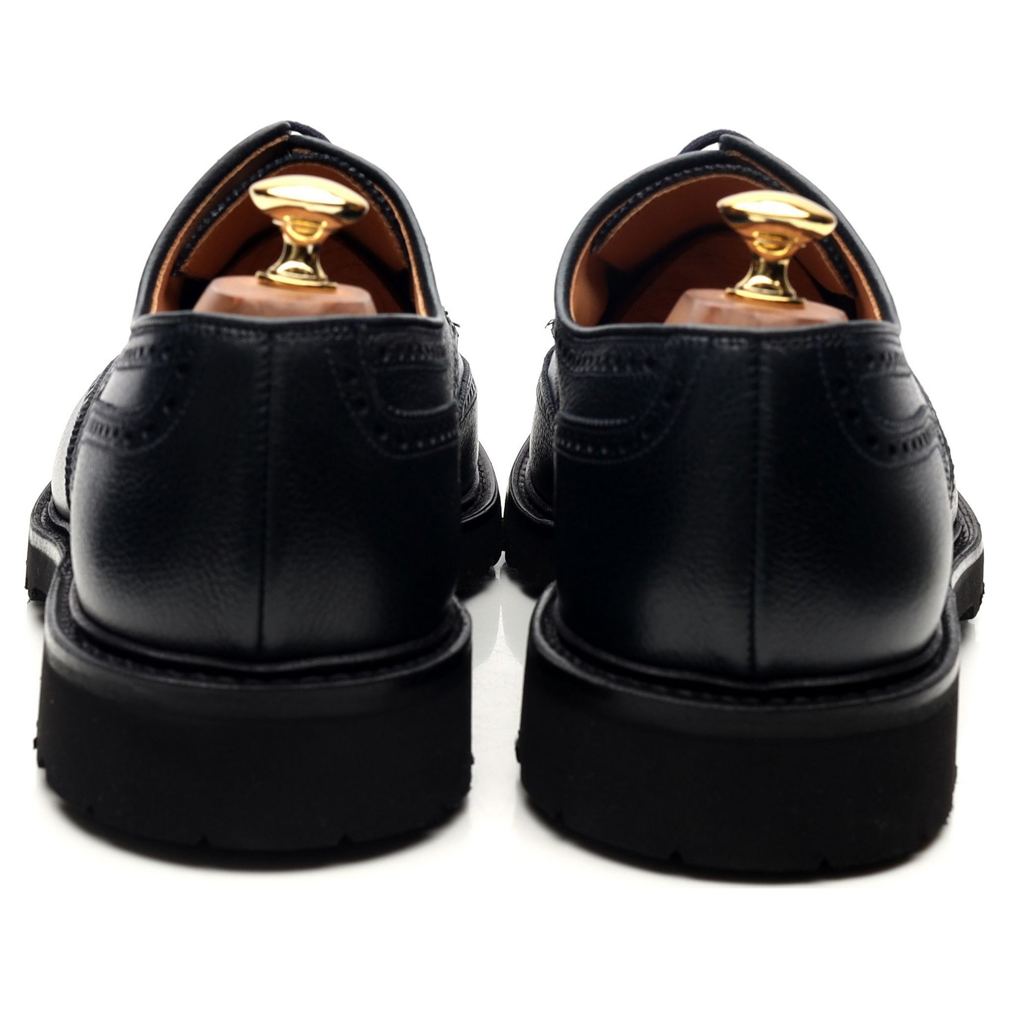 Thom Sweeney Pembroke derbies cuir bleu marine UK 10