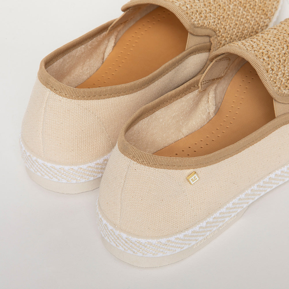 Rivieras Classic Match Nudude Ecru Espadrilles Raphia