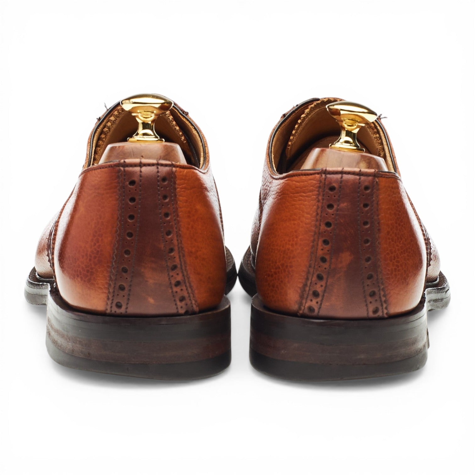 Cheaney George II oxford cuir grainé marron UK 9,5