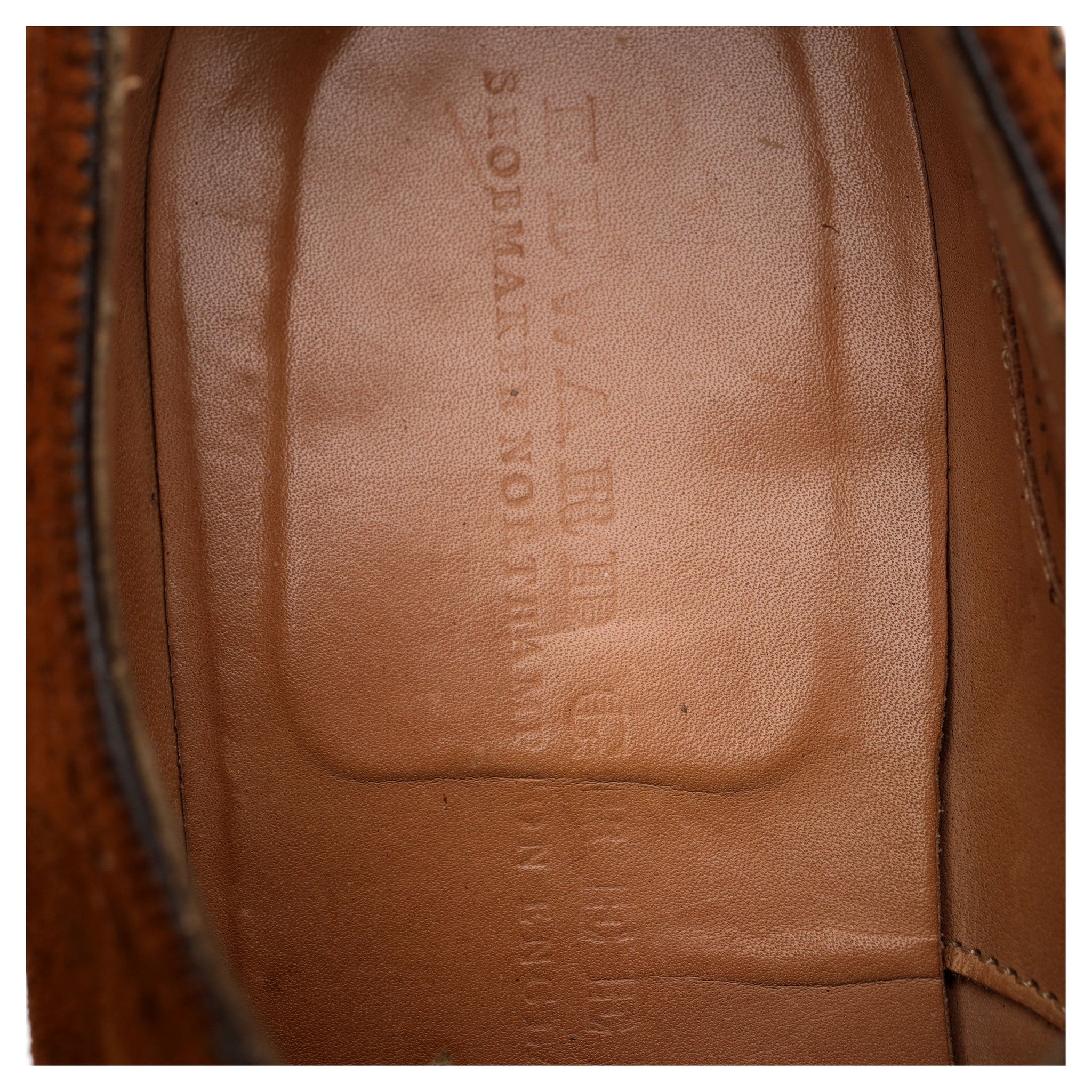 Edward Green Southwold richelieu cuir suède marron UK 7
