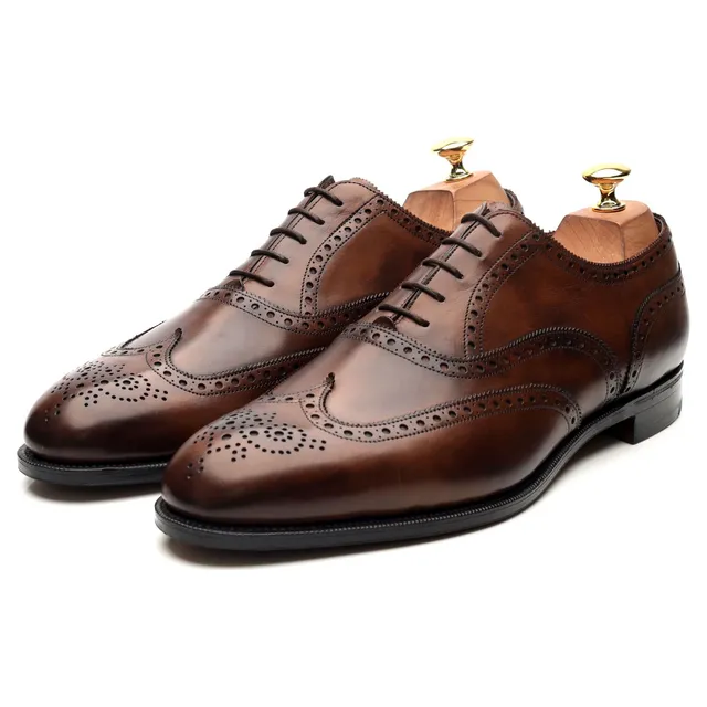 Edward Green Malvern Oxfords cuir marron pointure 11 UK
