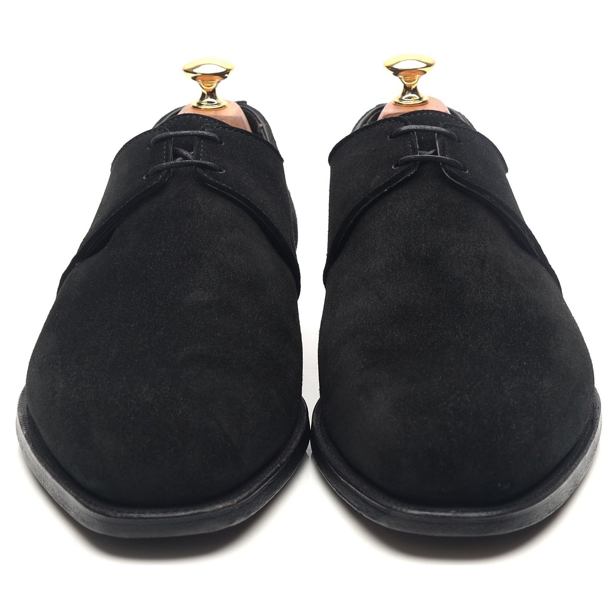 Crockett & Jones Stanley derby daim noir pointure 9,5 E