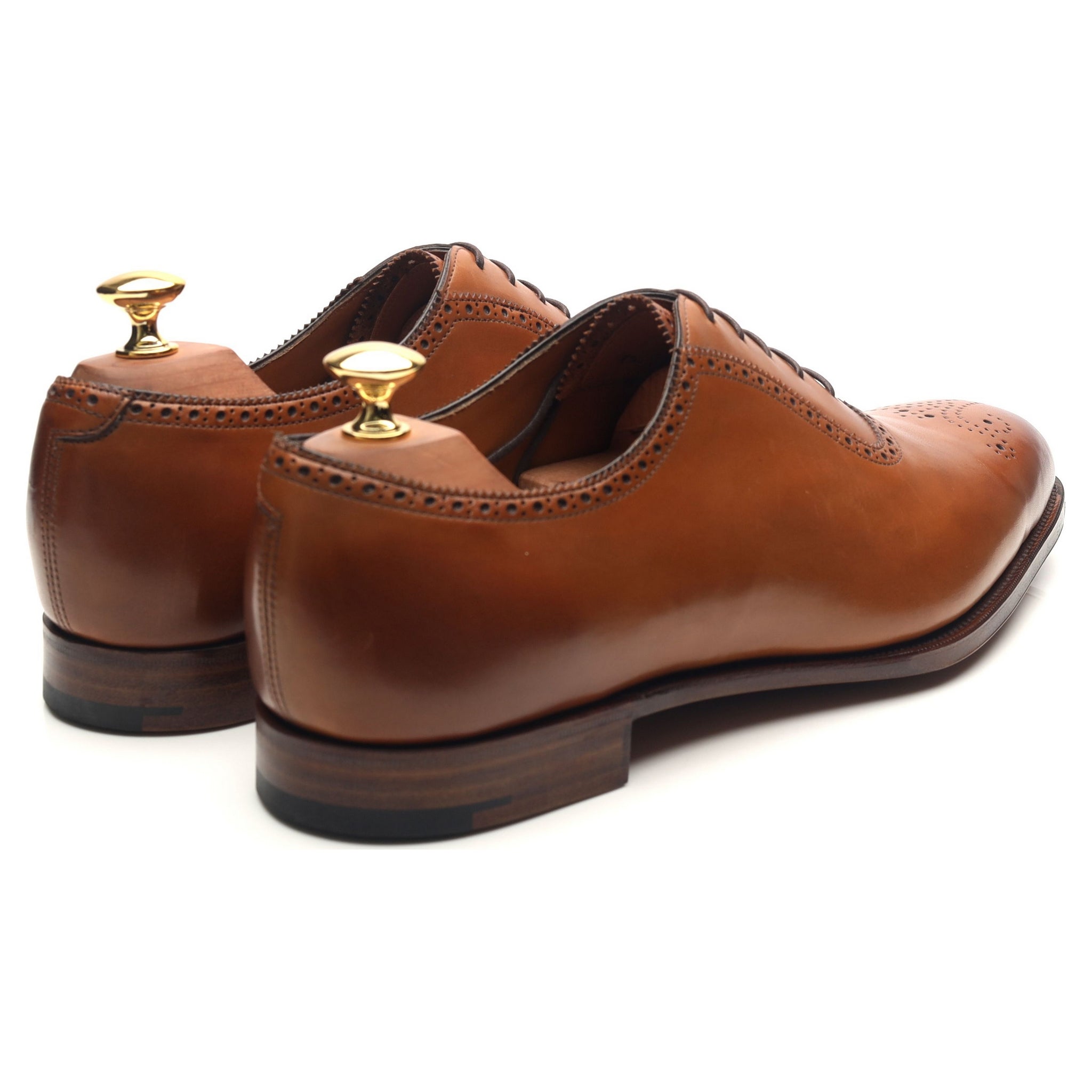Edward Green Walcot richelieu cuir marron UK 9,5