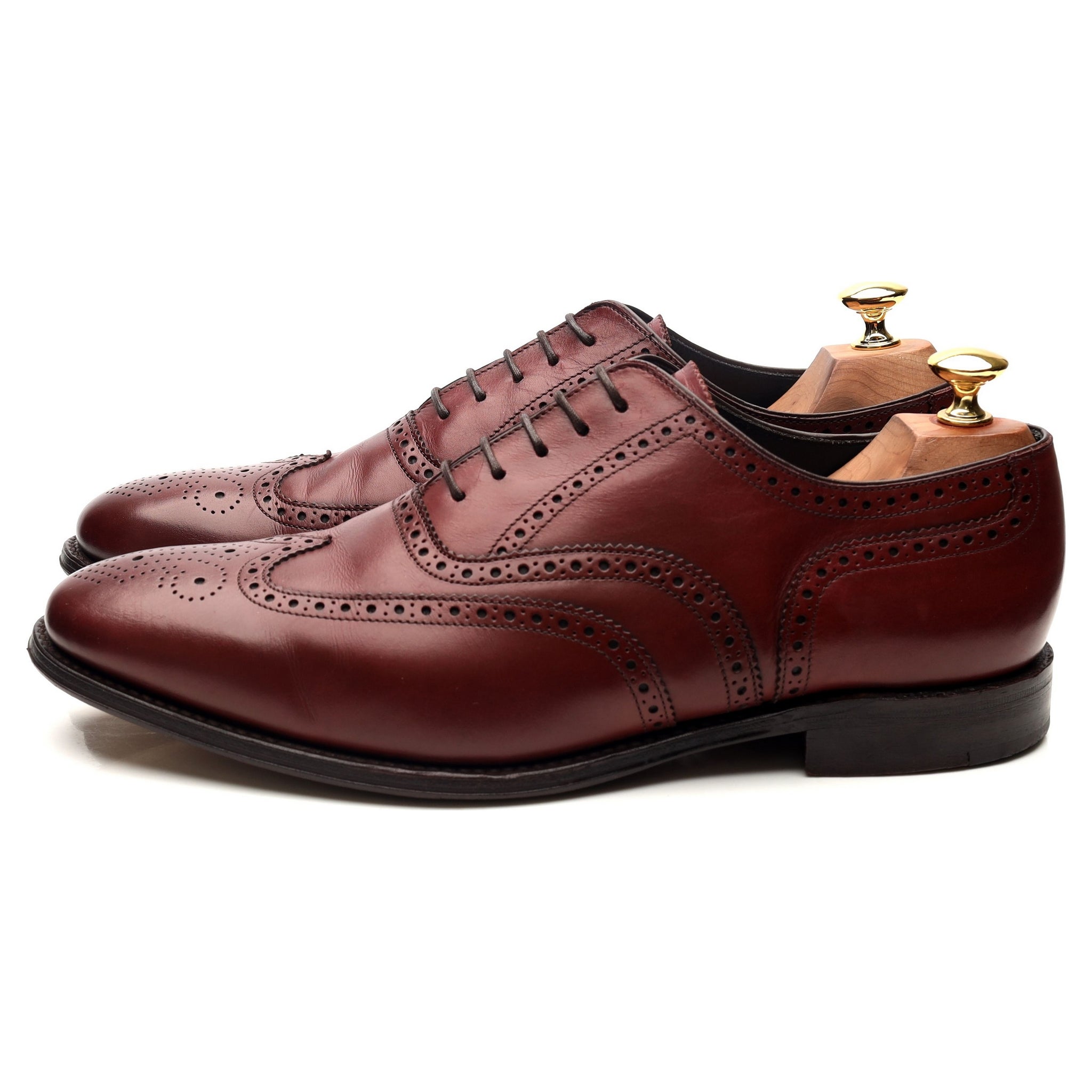 Herring Richmond brogues cuir bordeaux UK 9,5