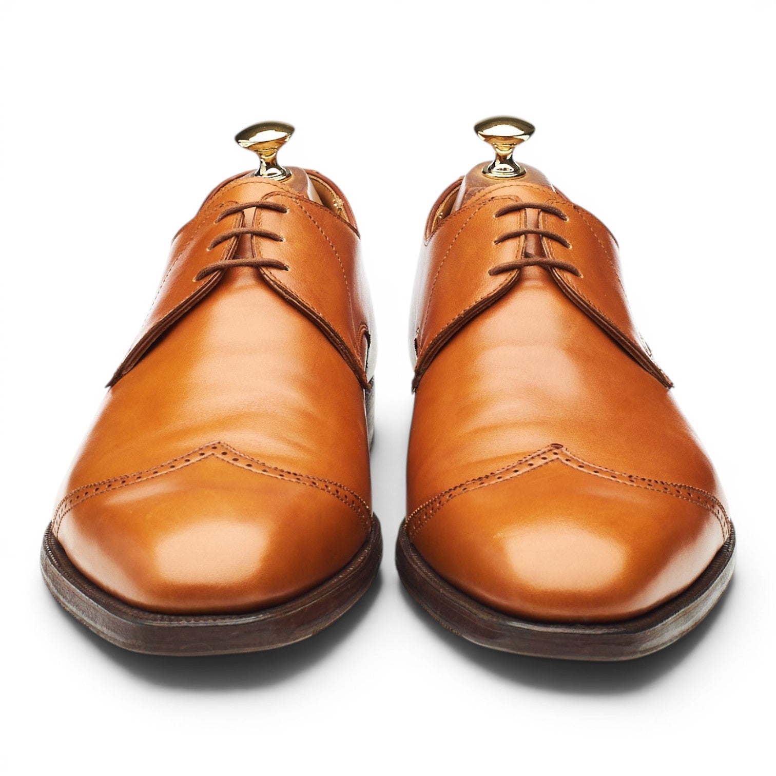 Crockett & Jones Gilbert derby cuir marron UK 10