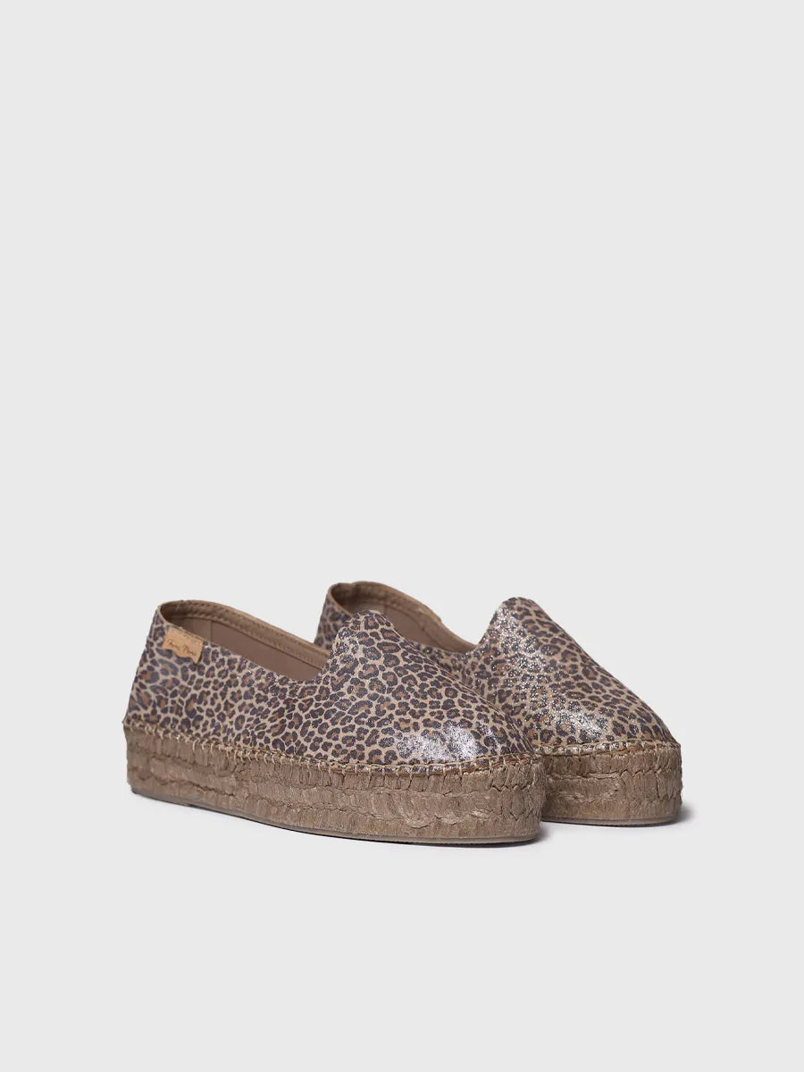 Toni Pons Kasia-LE espadrille plate imprimé animal