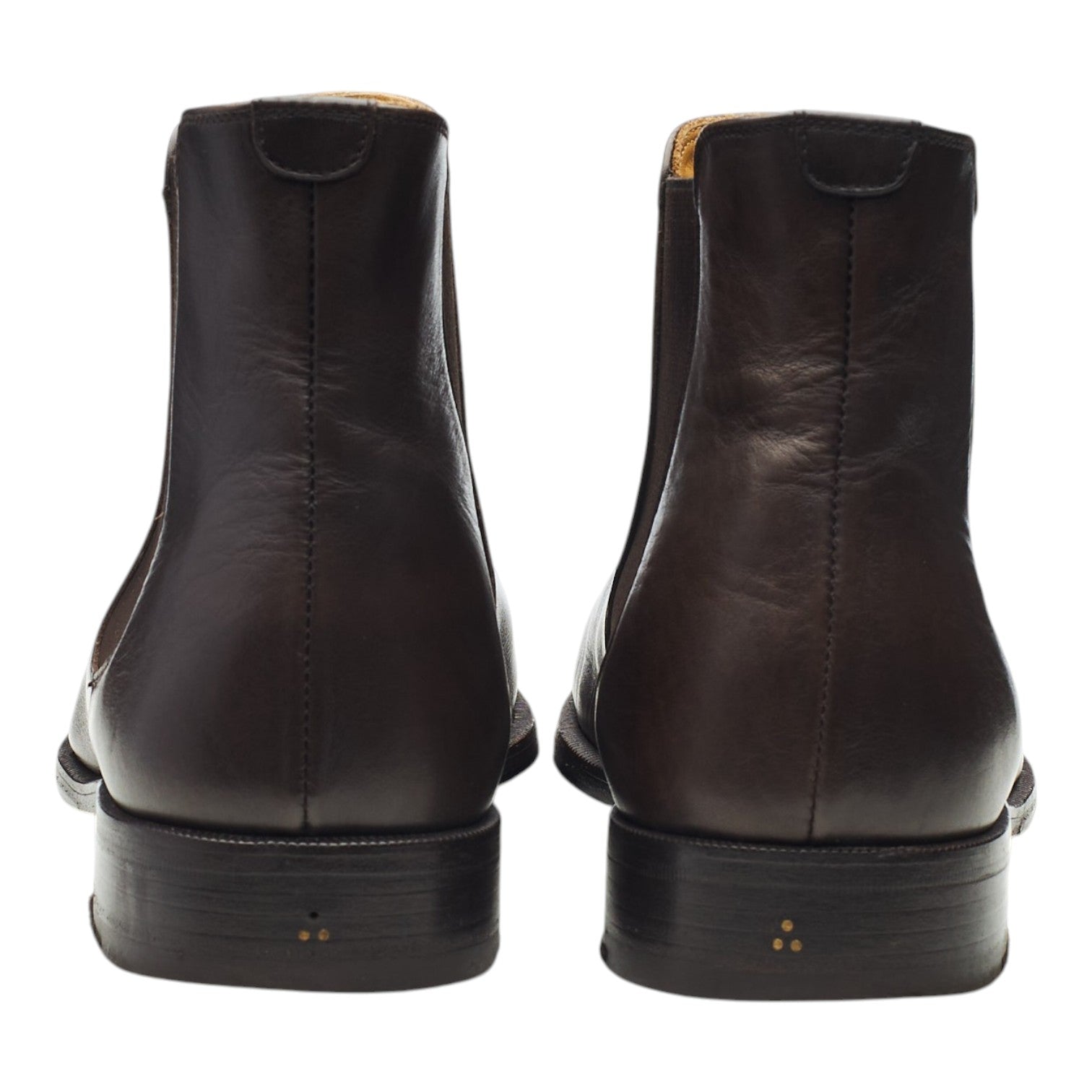 Baudoin & Lange Wall bottines chelsea cuir marron foncé UK 8
