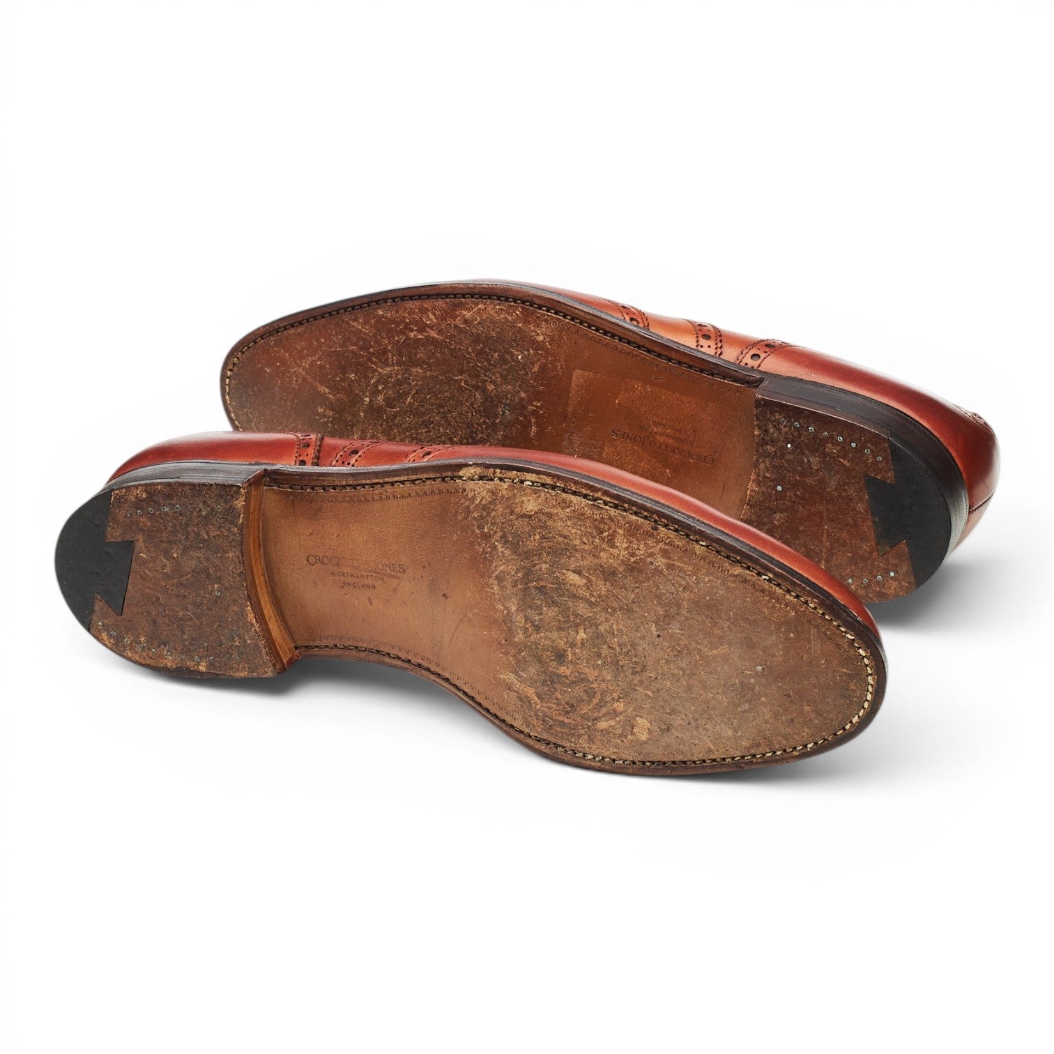 Crockett & Jones London oxford cuir marron UK 7.5