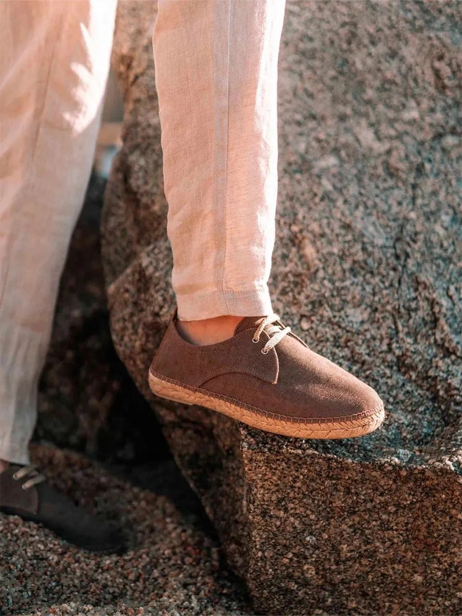 Toni Pons Dixon espadrille homme toile à lacets