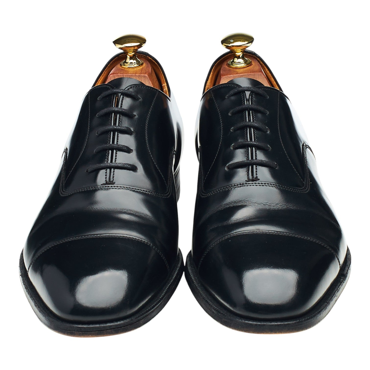 Gordon Scott Morgan oxford cuir noir 8 UK semelle cuir