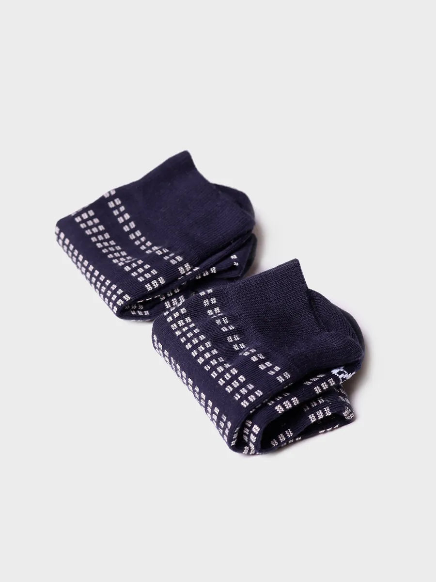 Toni Pons Quel-BR chaussettes coton rayées taupe