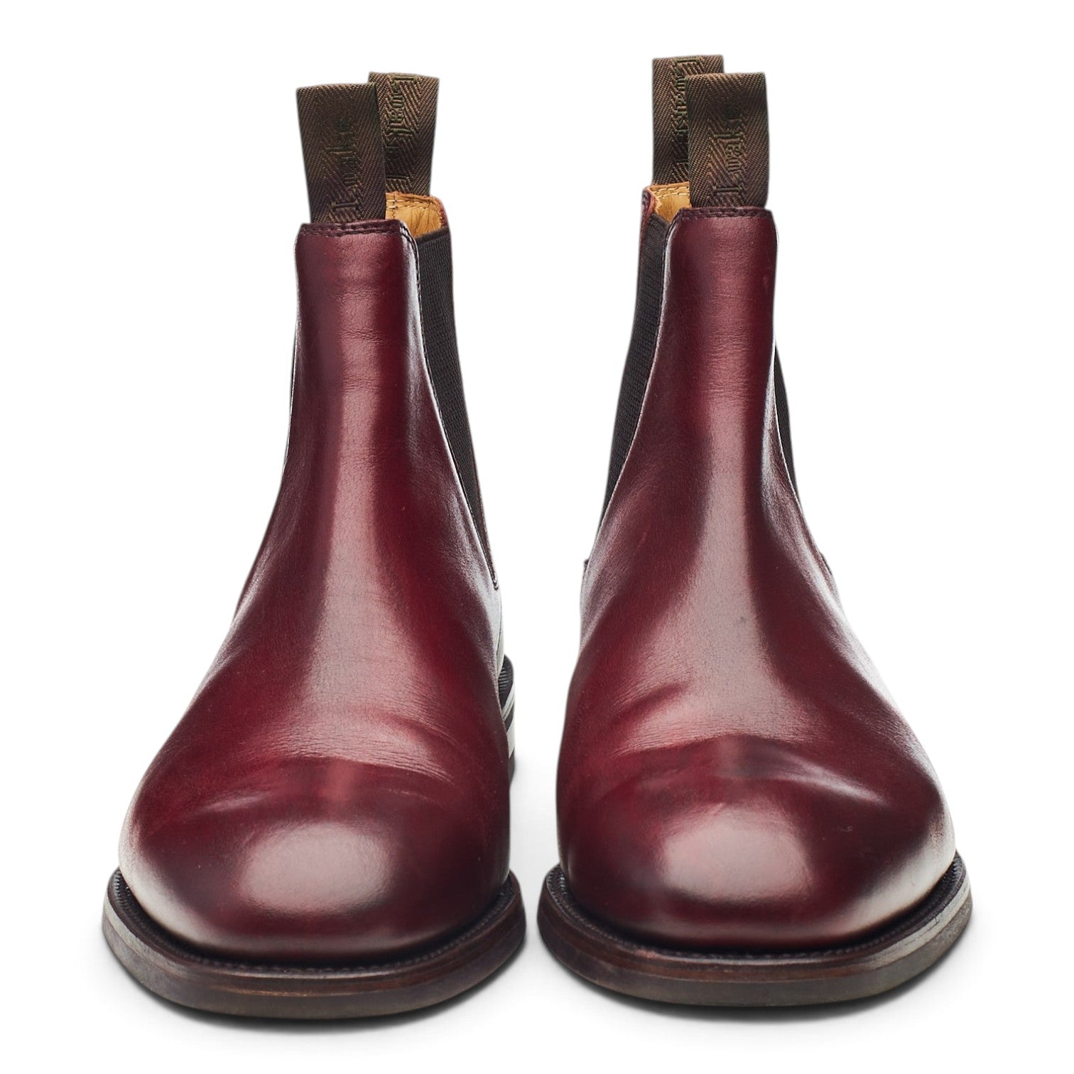 Loake 1880 Chatsworth boots chelsea cuir bordeaux UK 9