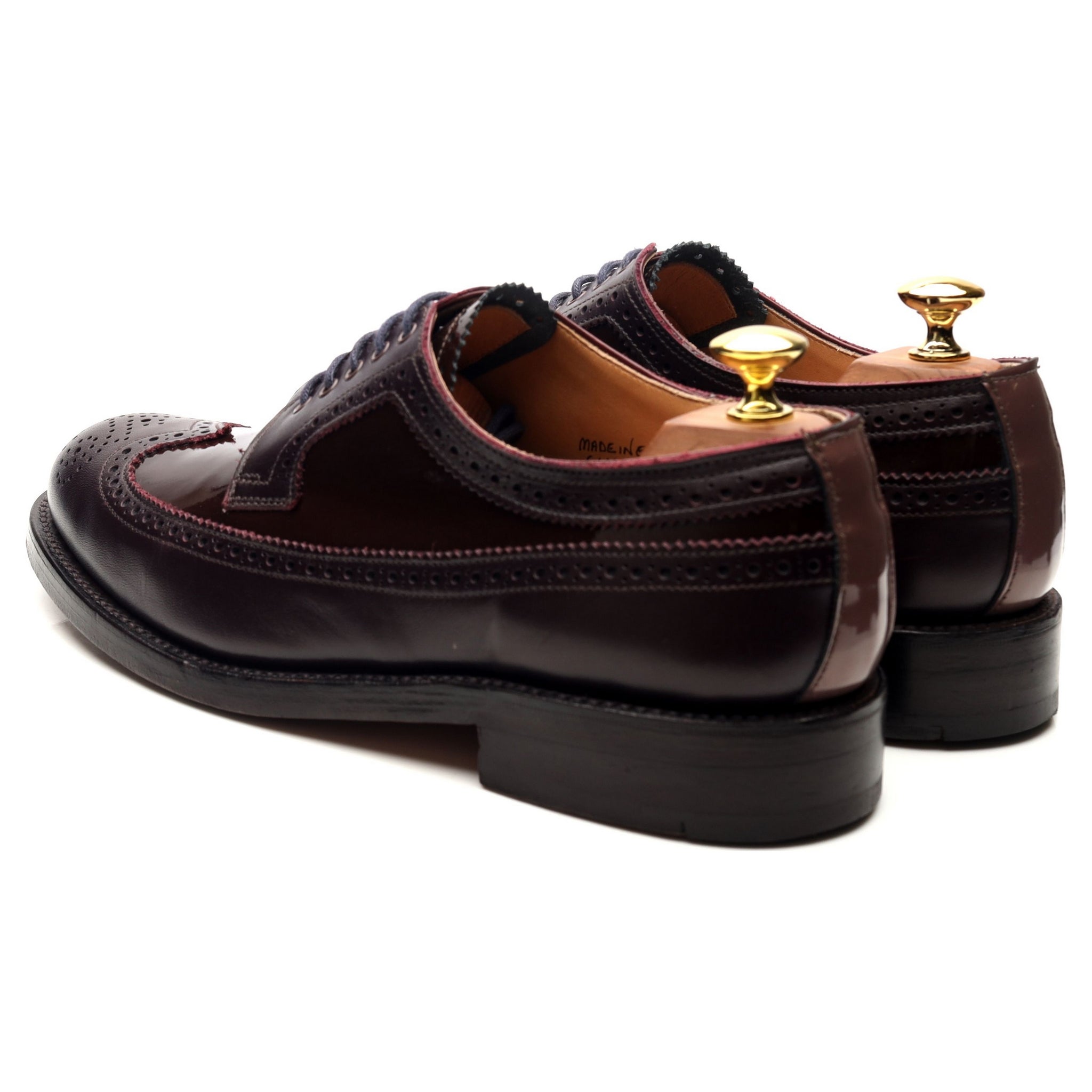 Grenson Lab derby cuir bordeaux UK 8 large