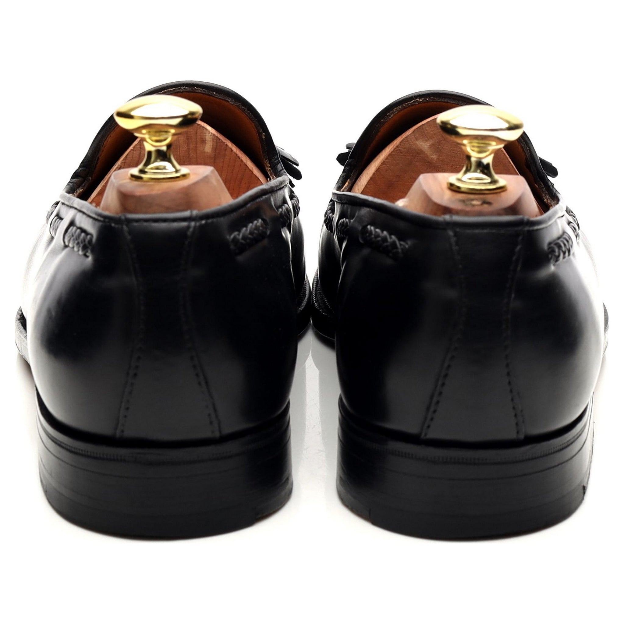 New & Lingwood mocassins cuir noir pointure UK 7,5