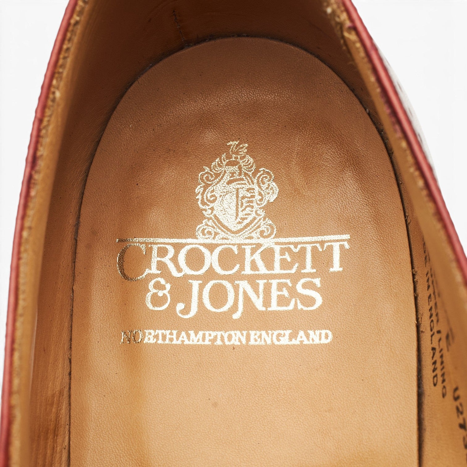 Crockett & Jones Weybridge oxford cuir bordeaux UK 10