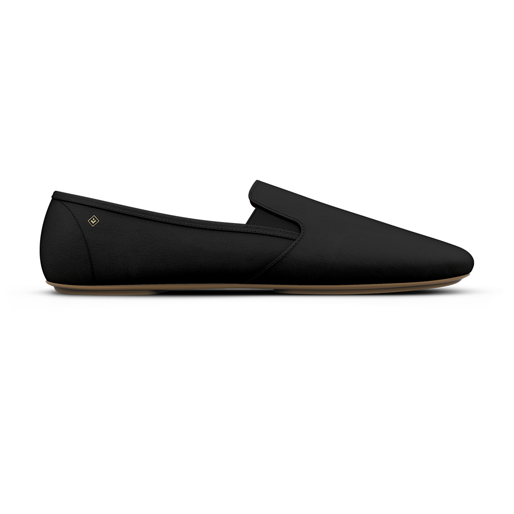 Rivieras Jazz J1001 chaussures noir cuir lisse