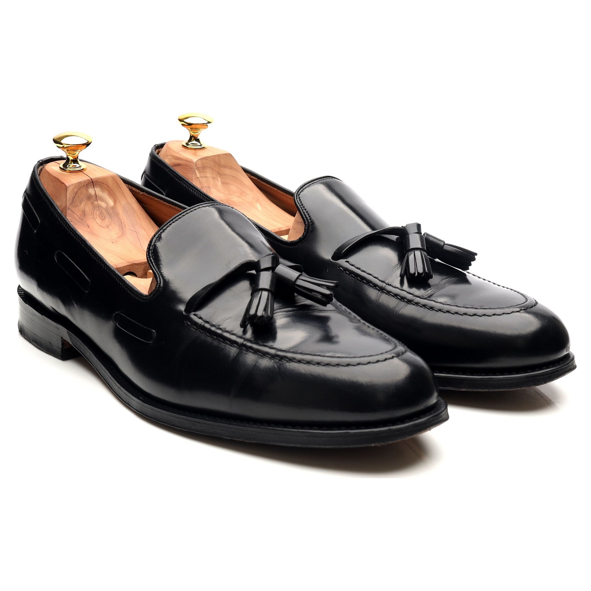 Loake Lincoln Mocassins cuir noir pointure 12 UK