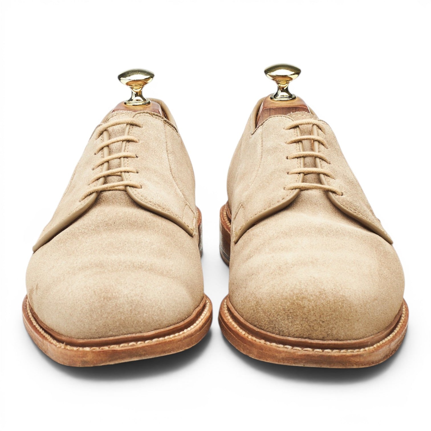 Allen Edmonds Leeds derby suède beige UK 7