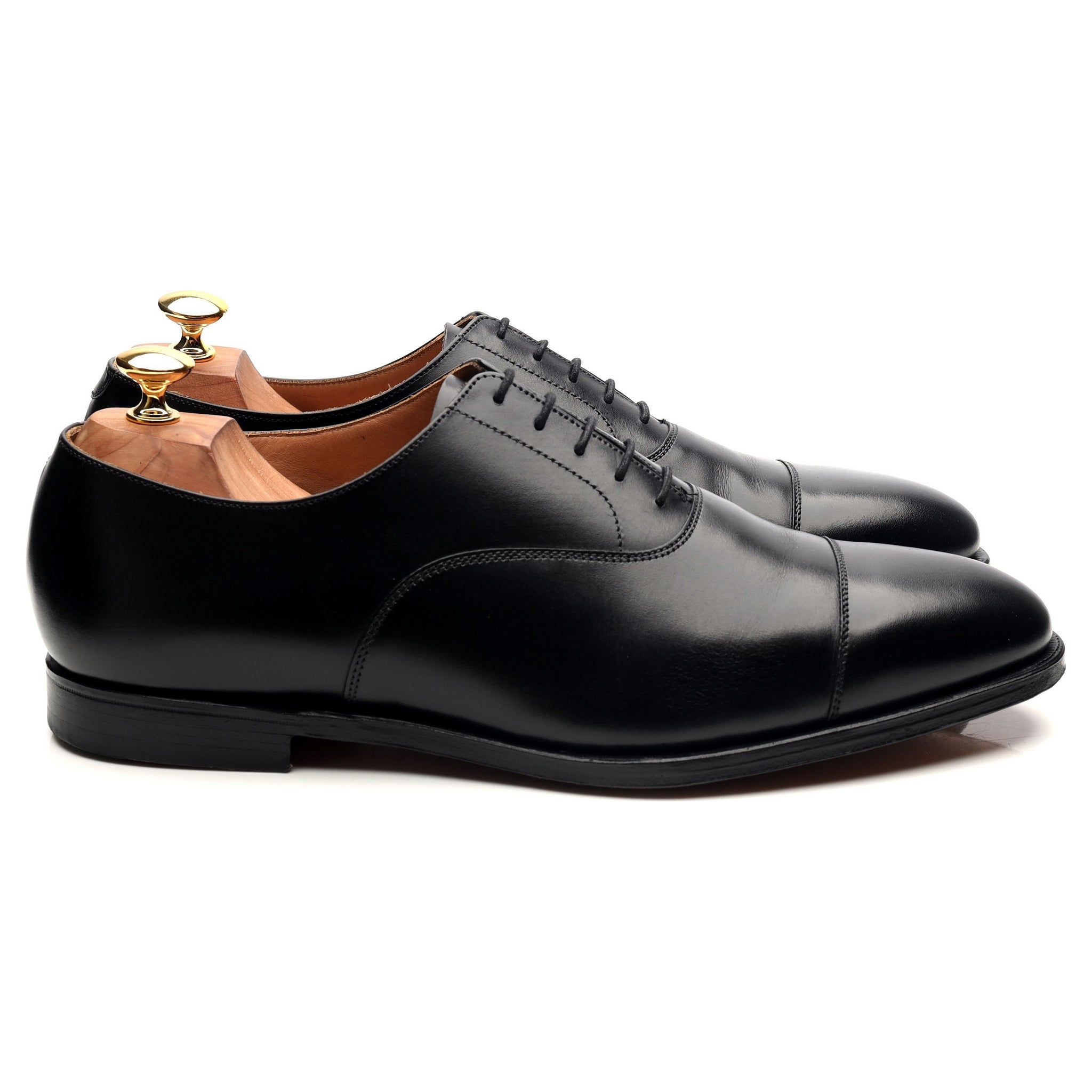 Crockett & Jones Connaught richelieu cuir noir UK 10