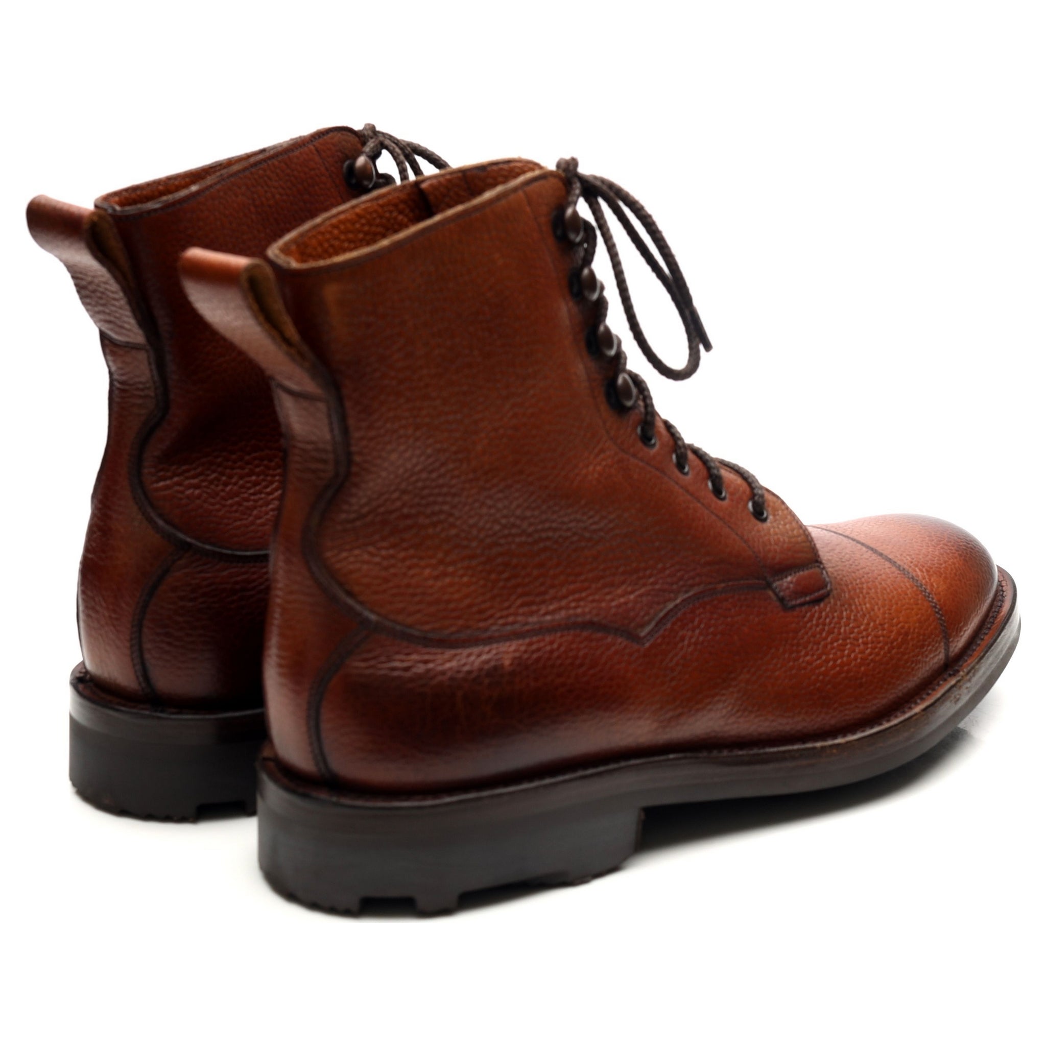Edward Green Galway bottines UK 6.5 E cuir grainé marron