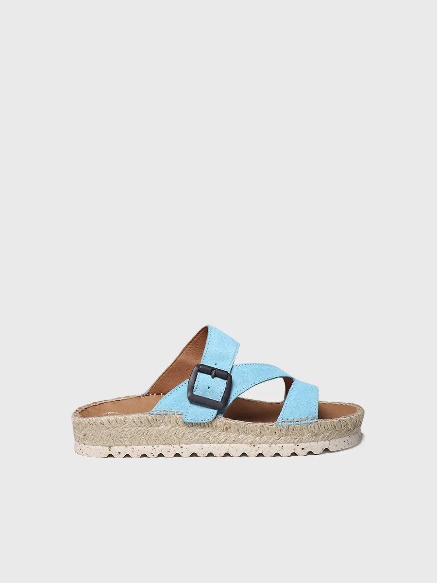 Toni Pons Bibi-A sandales plates femme turquoise