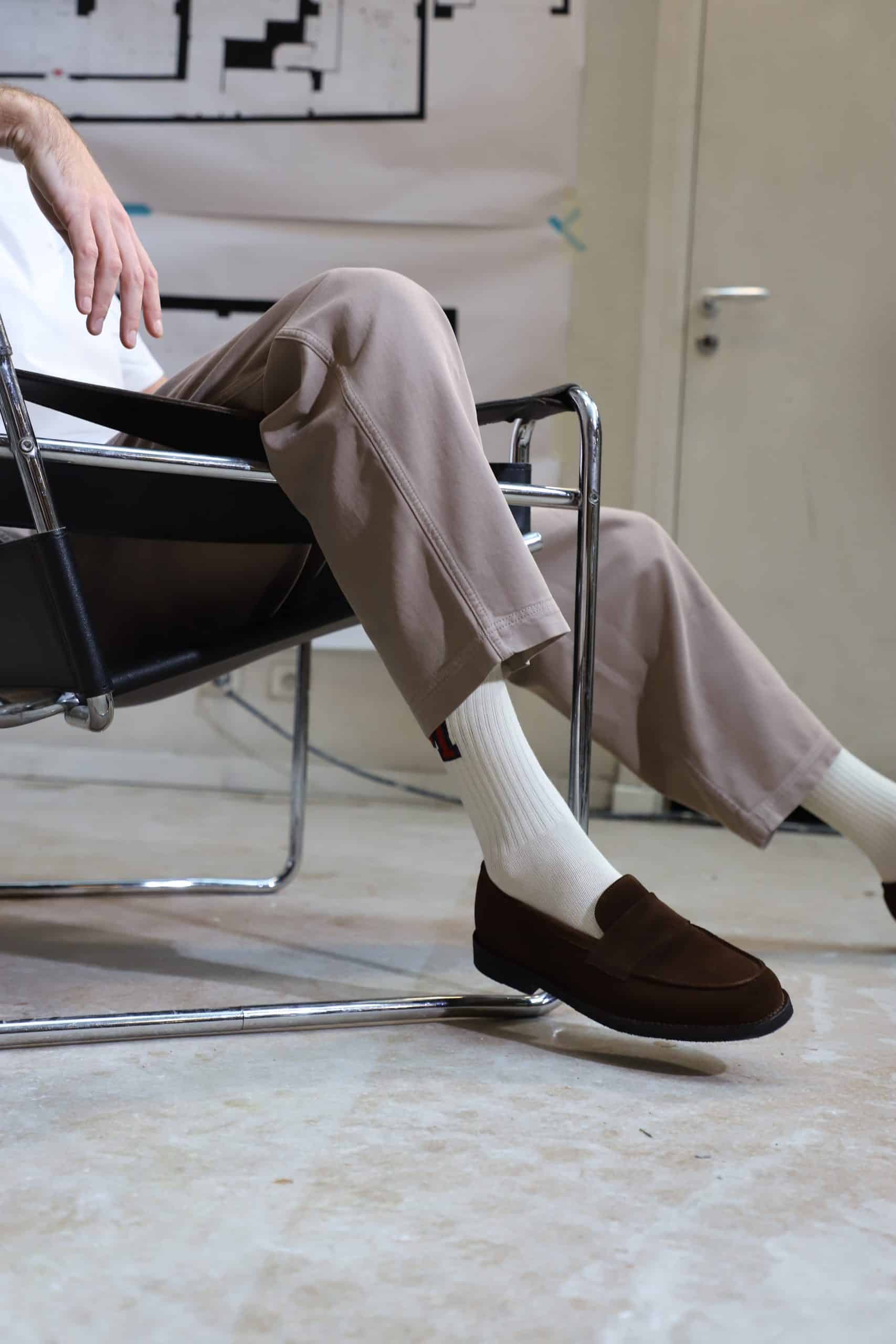 Malfroid Tilsitt Loft mocassin suède semelle gomme