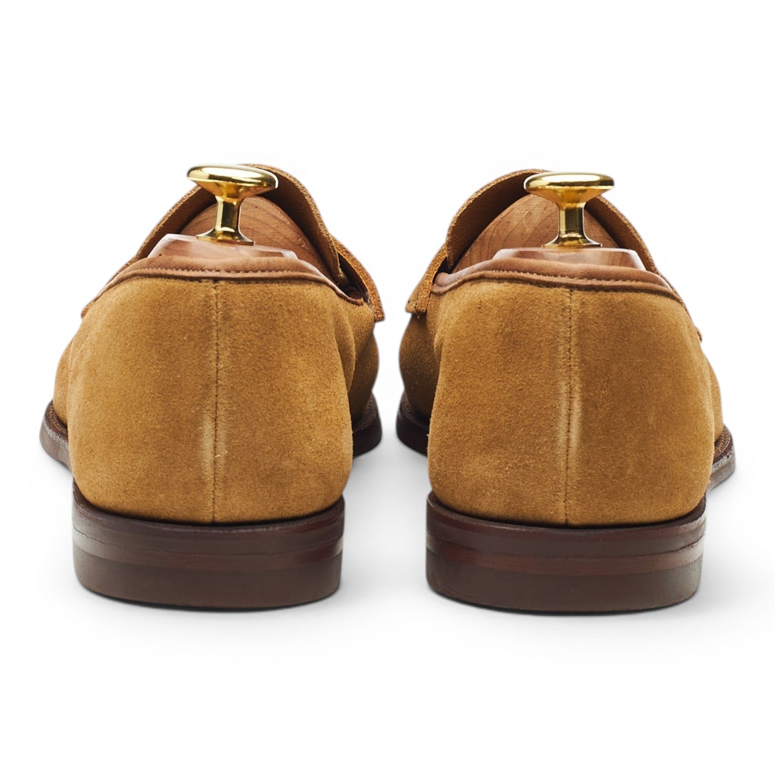 Crockett & Jones Harvard 2 mocassins daim marron UK 8