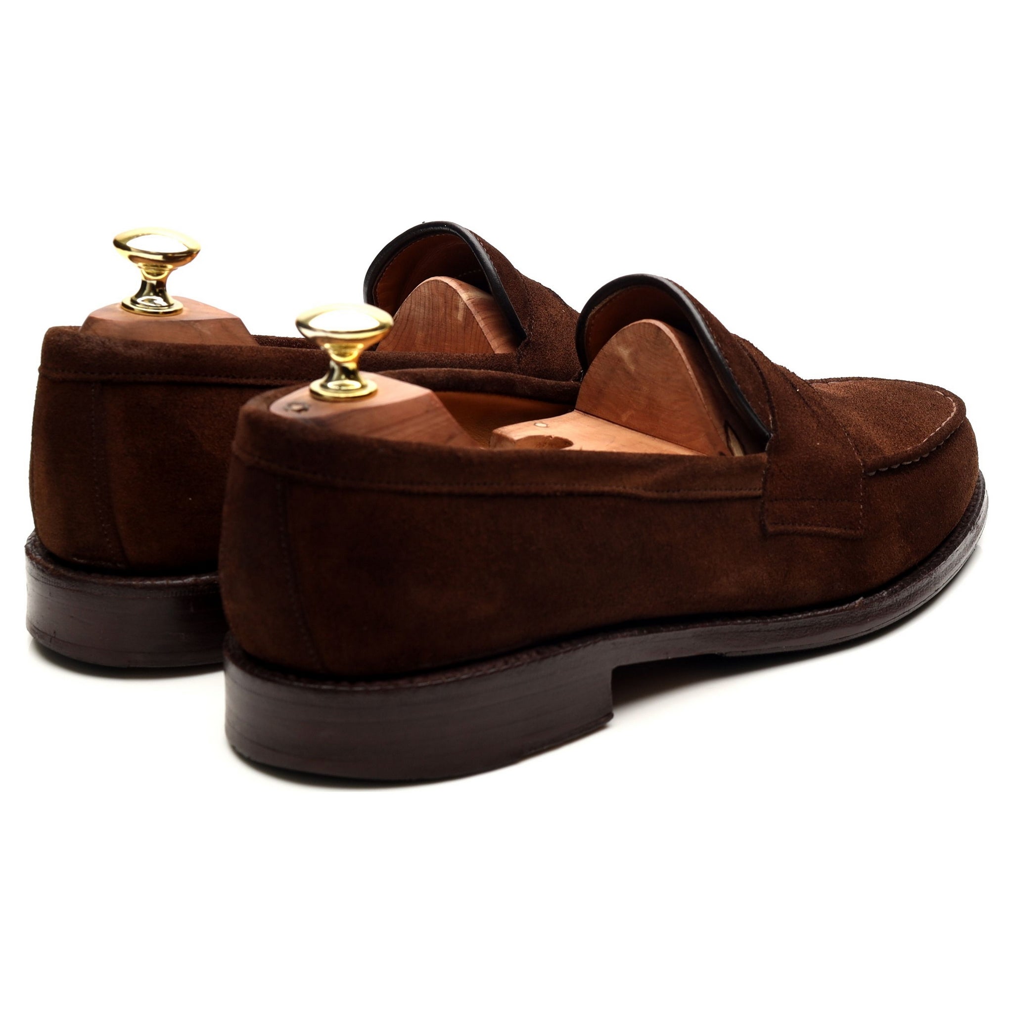 Cheaney Howard mocassins homme daim marron UK 7