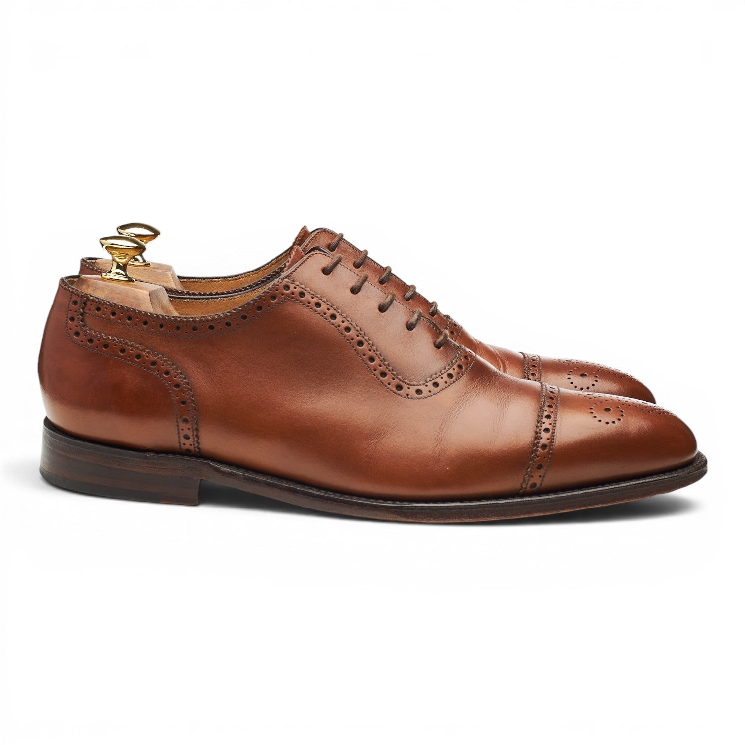 Loake 1880 Strand oxford cuir marron UK 10.5